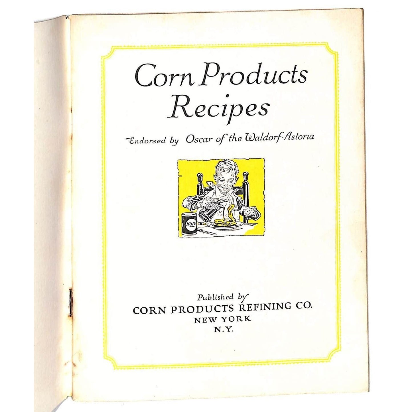 Argo Mazola Karo "Proven Recipes" Booklet 62pp c1920 VGC Anthropomorphic