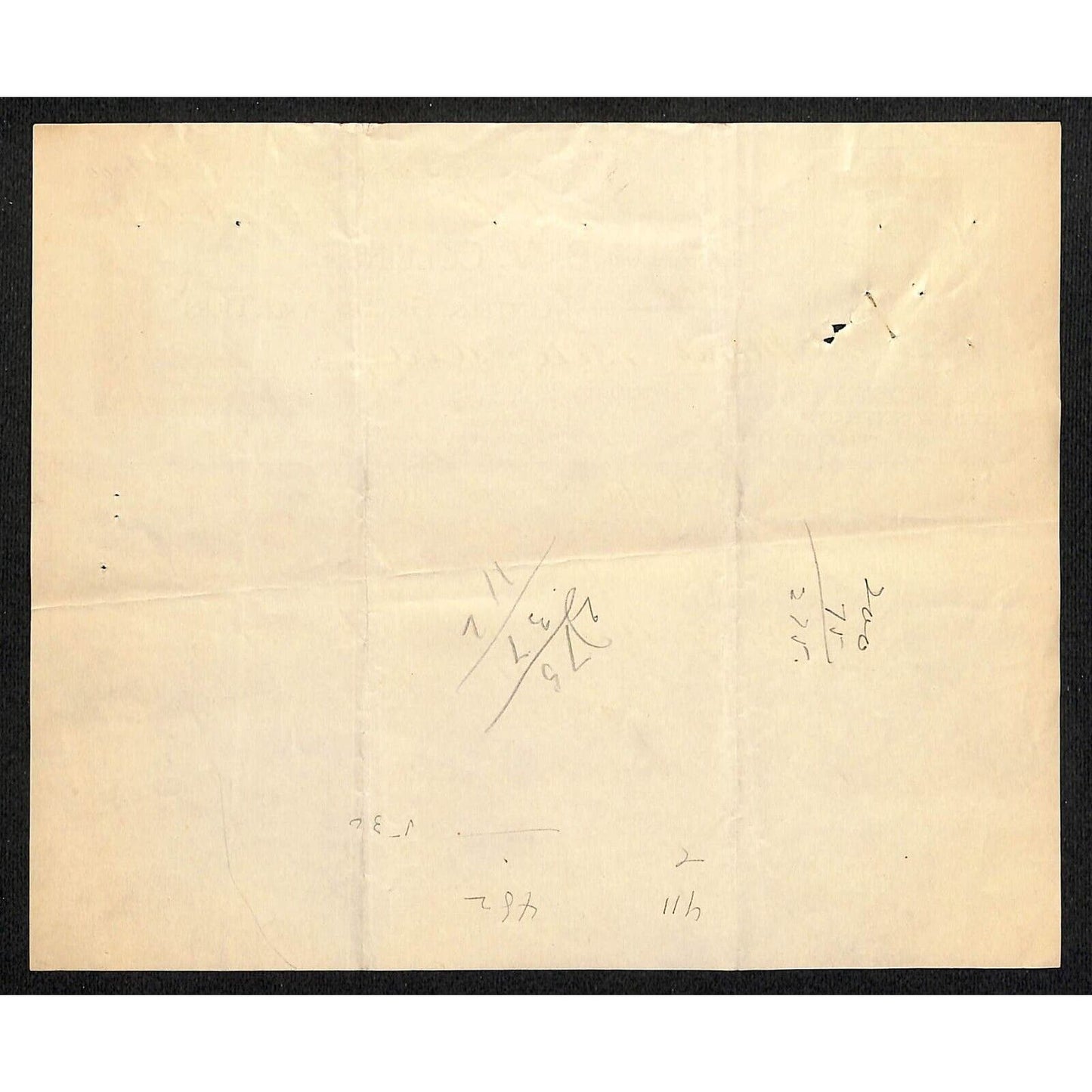 Los Angeles B.V. Collins Mantes Tiles Grates 1900 Billhead Letterhead Scarce