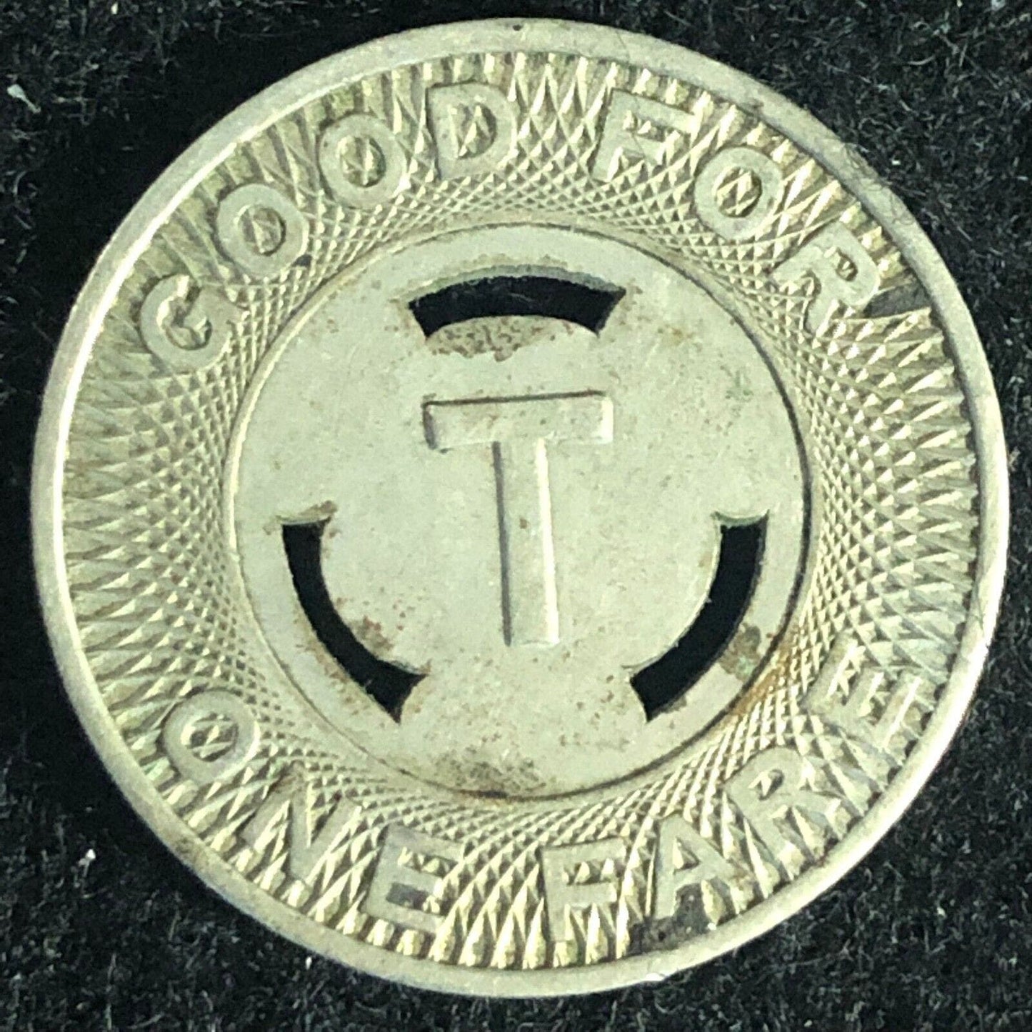 Twin City Lines, Inc. (Winston-Salem) G/F One Fare Token - 23mm