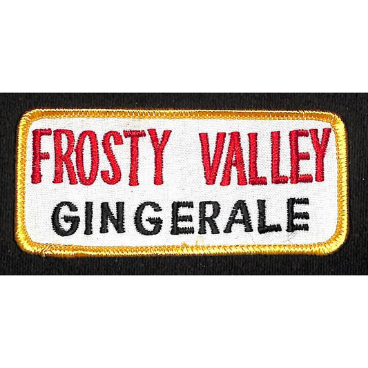 Frosty Valley Ginger Ale Embroidered Soda Patch c1940's-1950's ??? Scarce