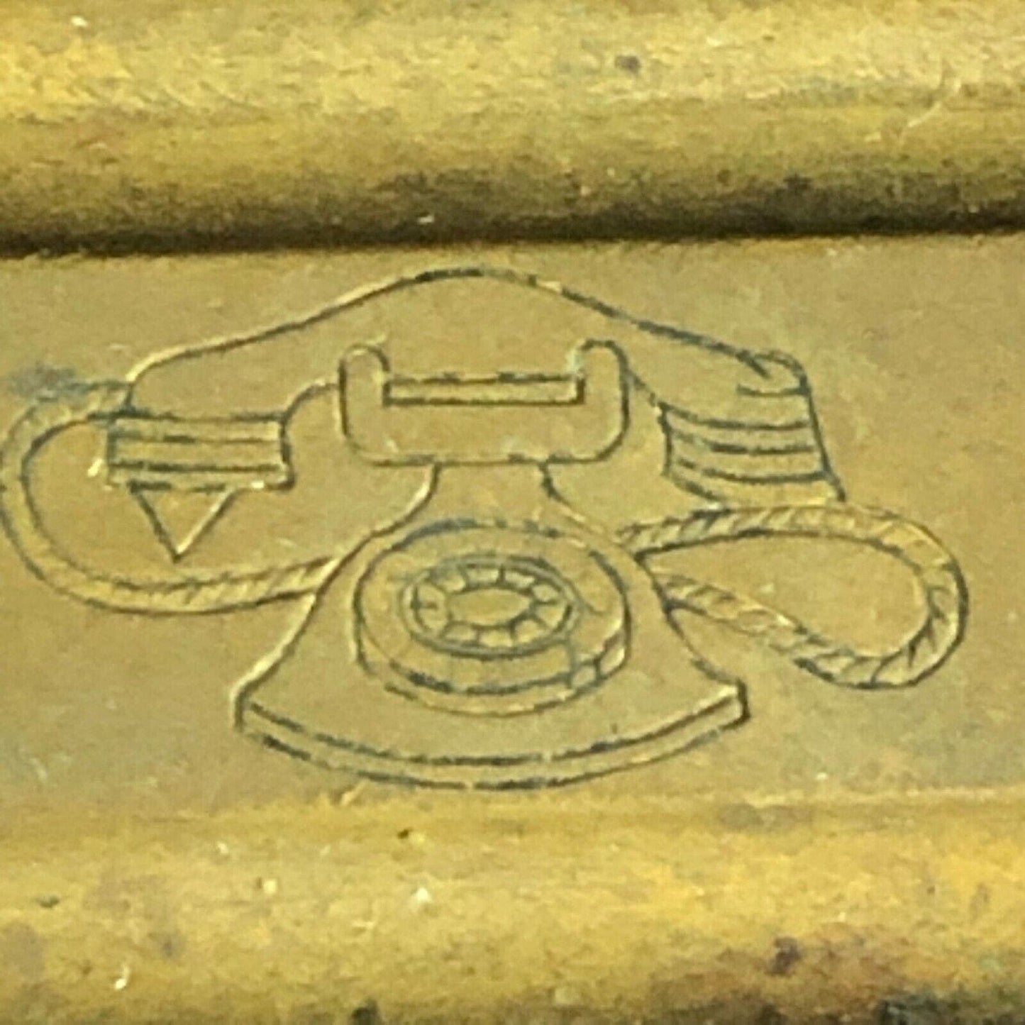 Gettone Telefonio Italian Slotted Telephone Token 24.46mm 1968