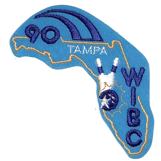 90 Tampa WIBC Embroidered Bowling Patch