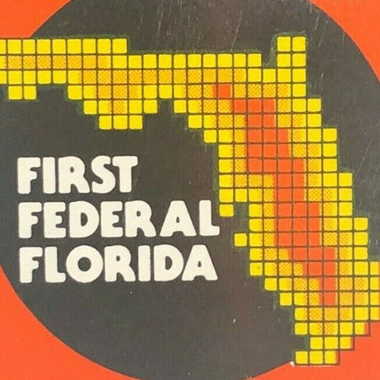 80's Full Matchbook "First Federal Florida"