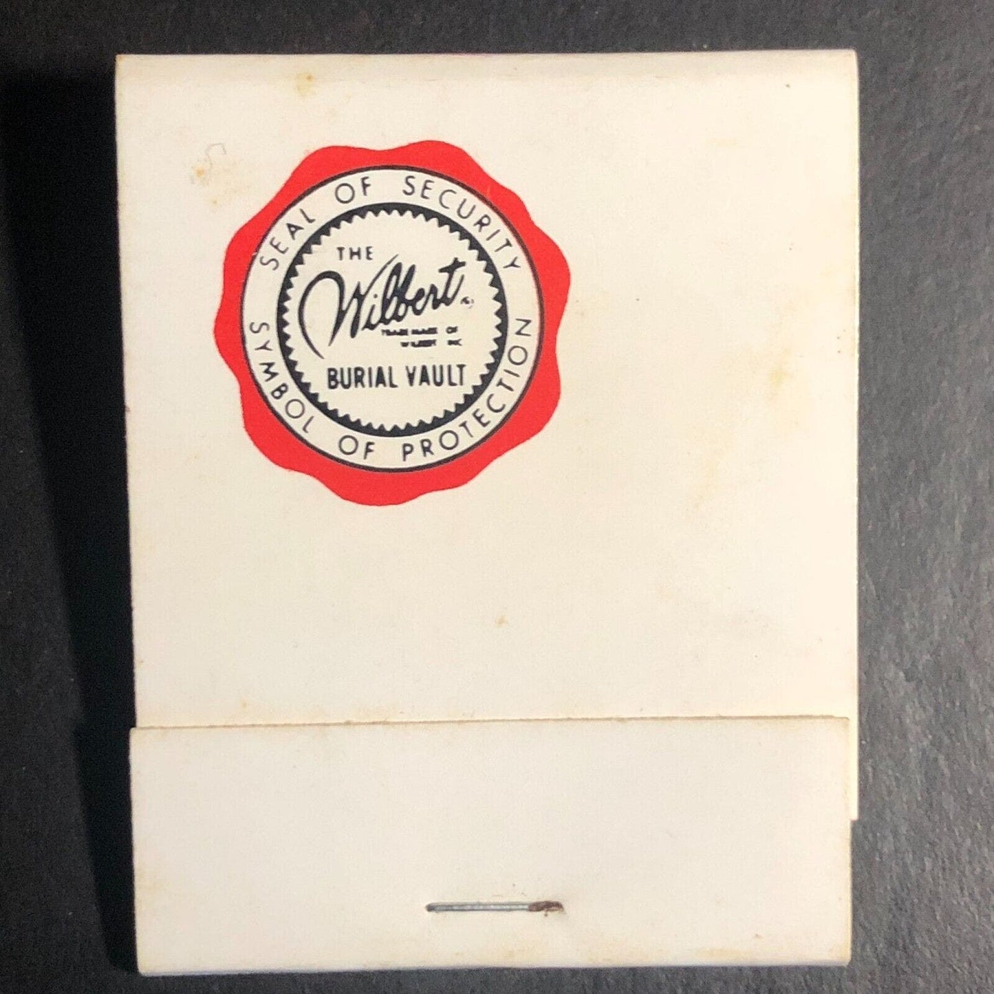 Wilbert Burial Vault Forest Park, IL Full Matchbook c1974-84