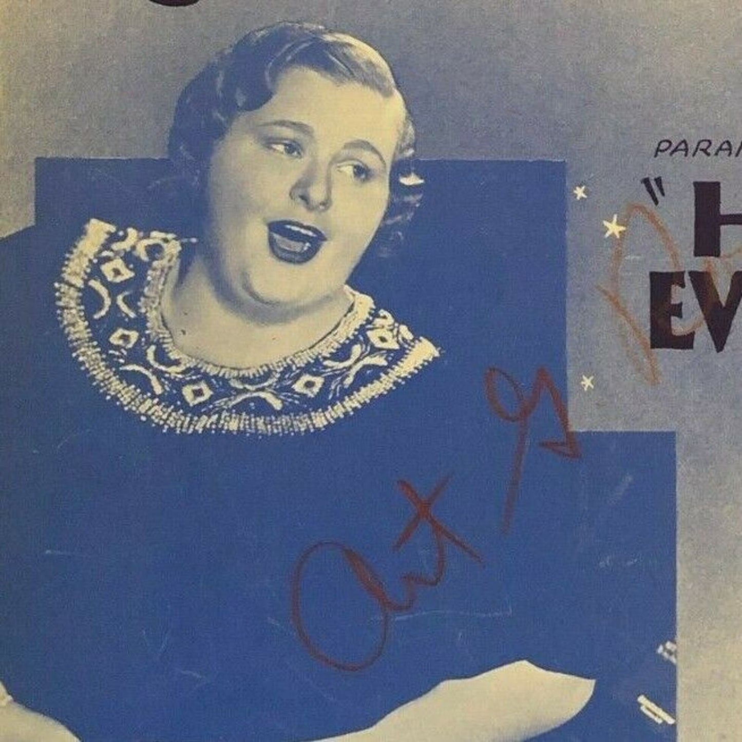 Vintage 1933 Sheet Music "Moon Song" from "Hello Everybody" Kate Smith