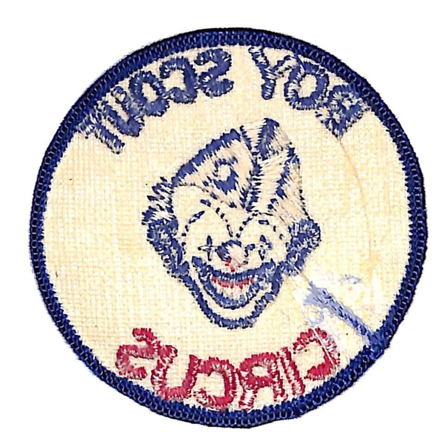 BSA Patch "Boy Scout Circus" Clown c1955-1965 - VGC