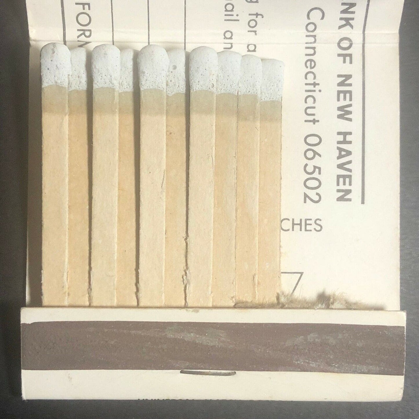 70's-80's Half-Full Matchbook "Master Charge" Second National Bank New Haven, CT