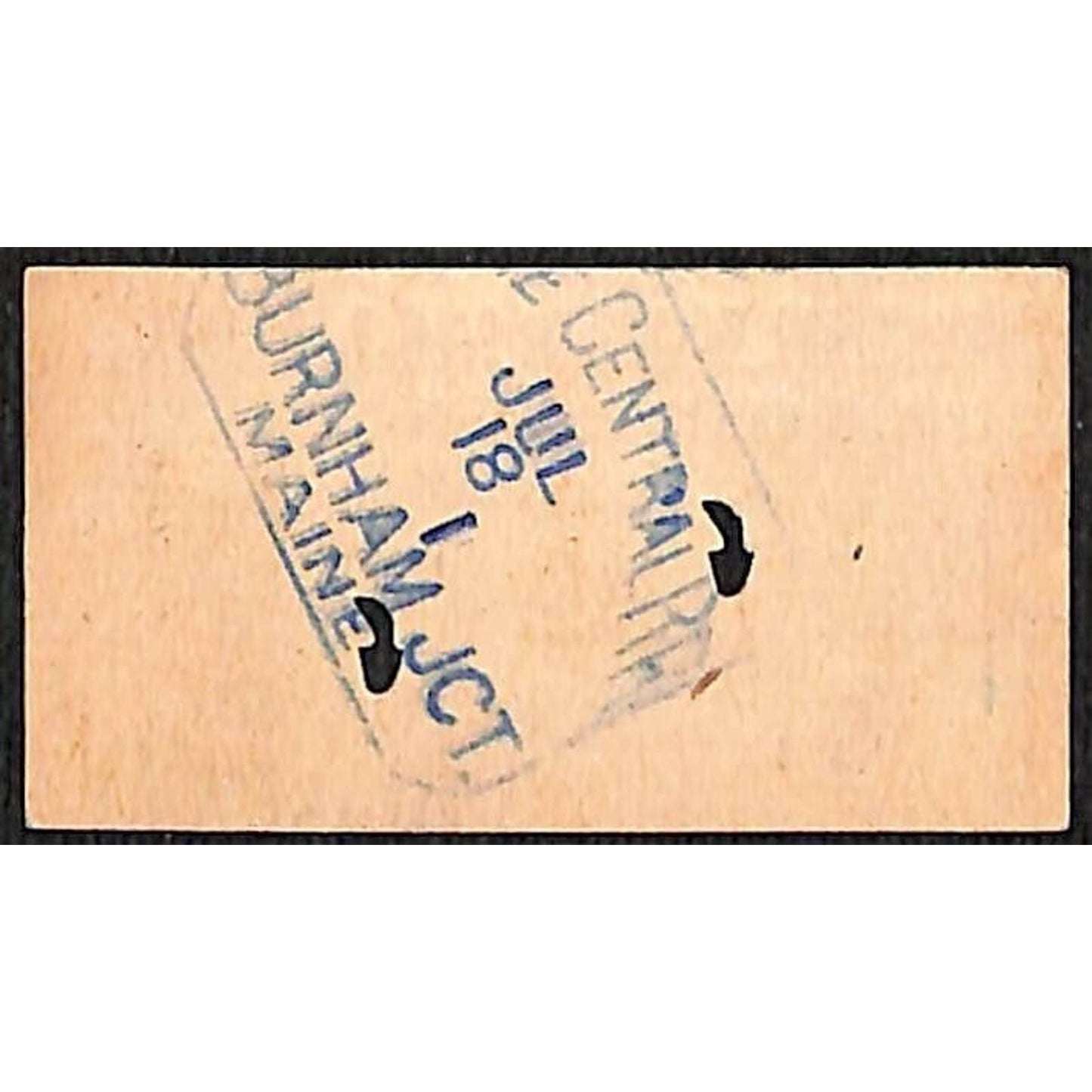 c1940 Belfast and Moosehead Lake Railroad Ticket Brooks, ME 4108