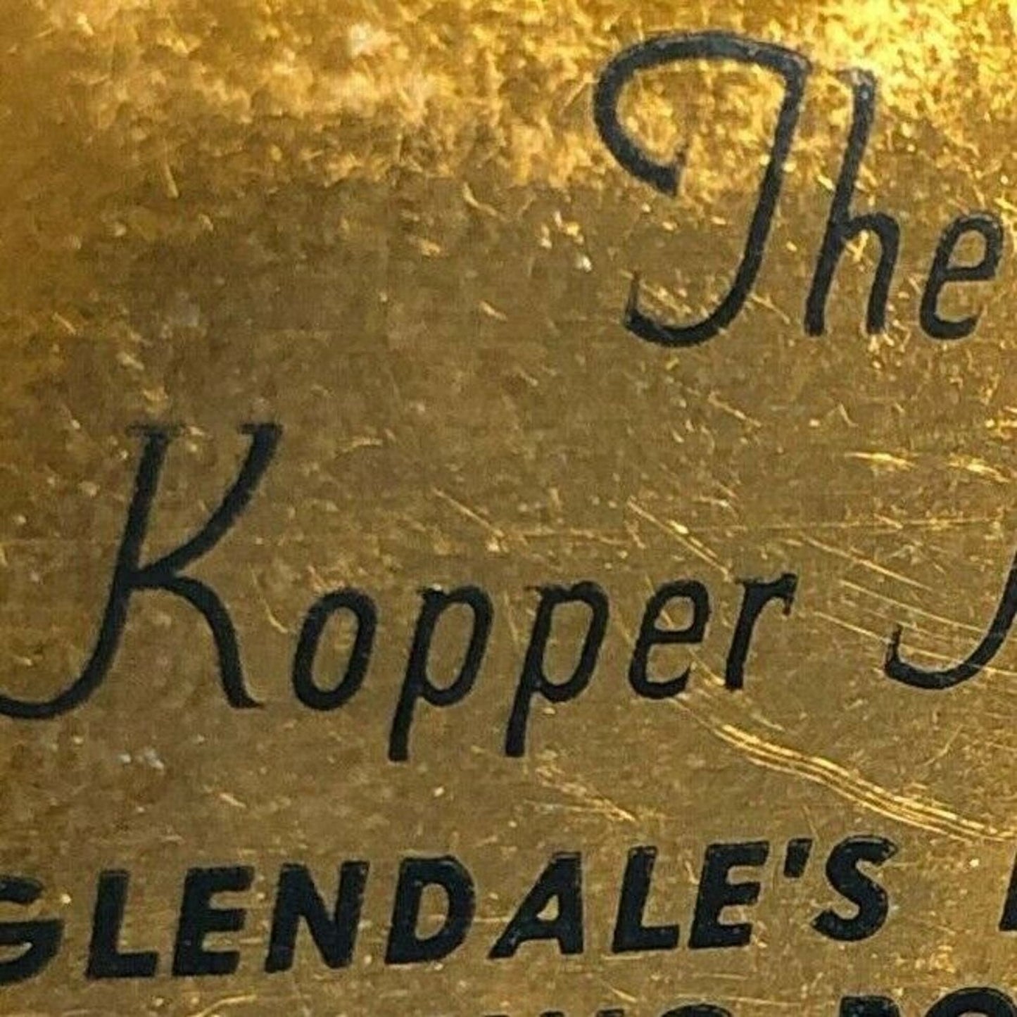 Vintage c1940's Matchbook Kopper Kettle Restaurant Glendale, CA