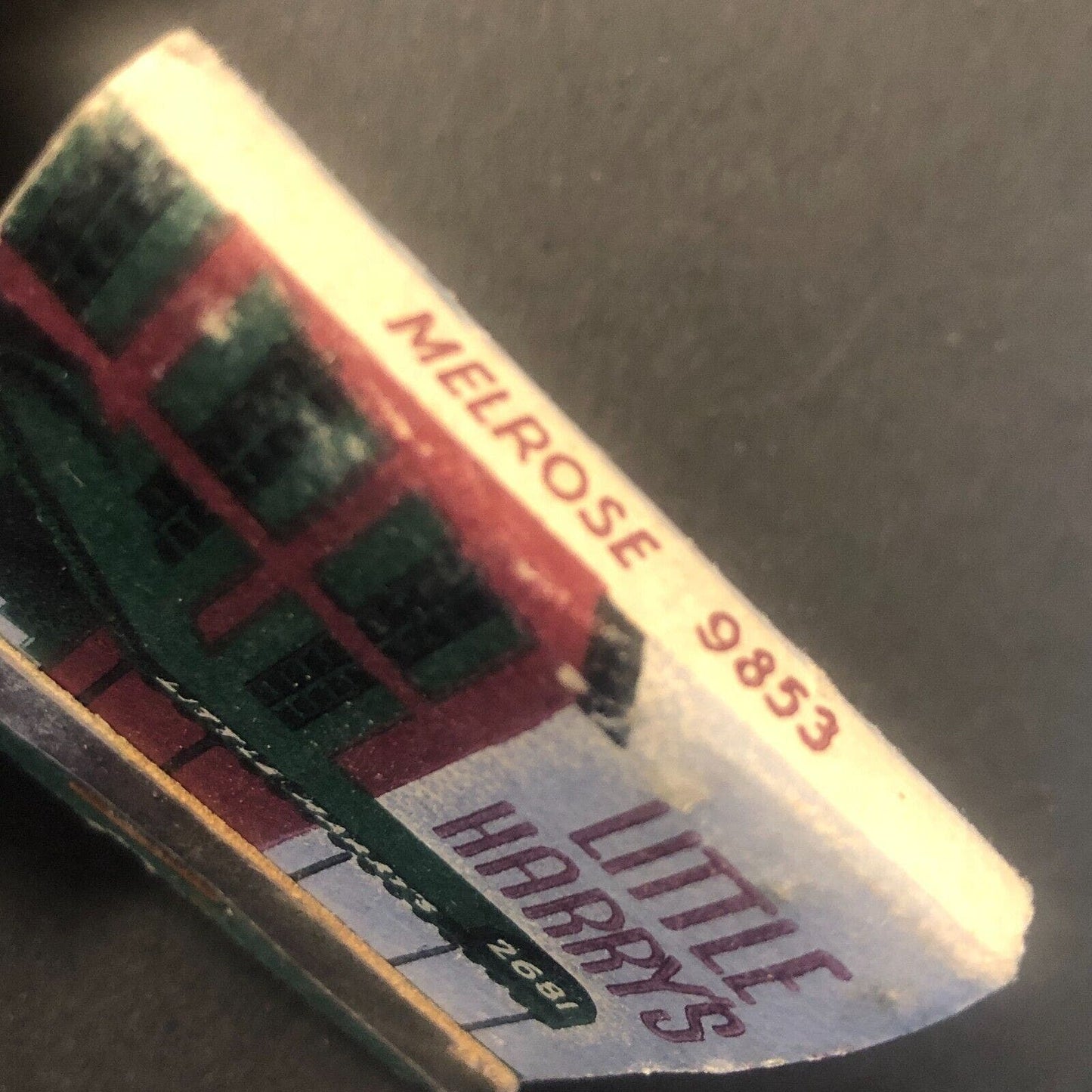 Little Harry's Restaurant Detroit Vintage Full Matchbook c1930's-40's Scarce