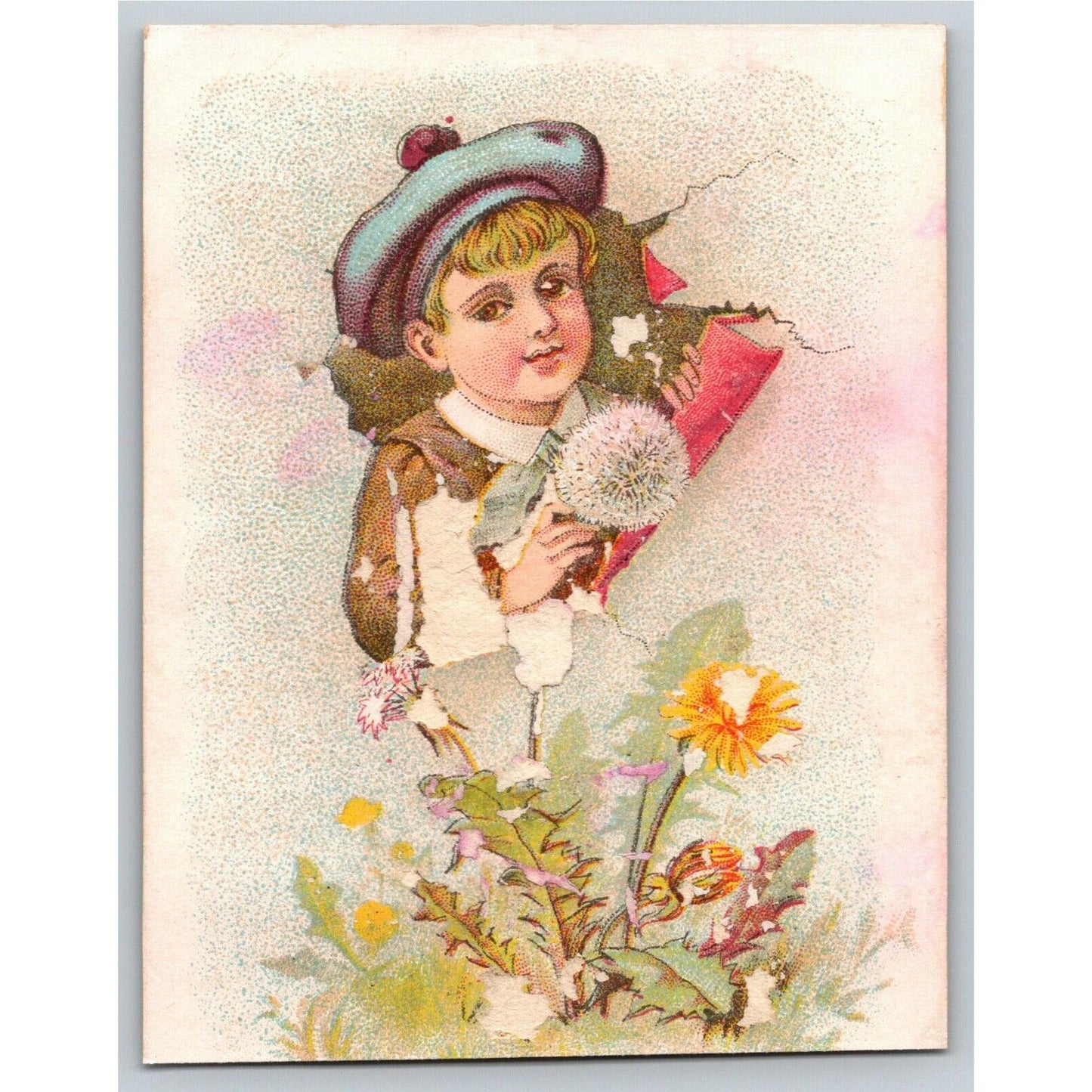 New York Dental Parlors Victorian Trade Card Louisville, KY "Painless Dentistry"
