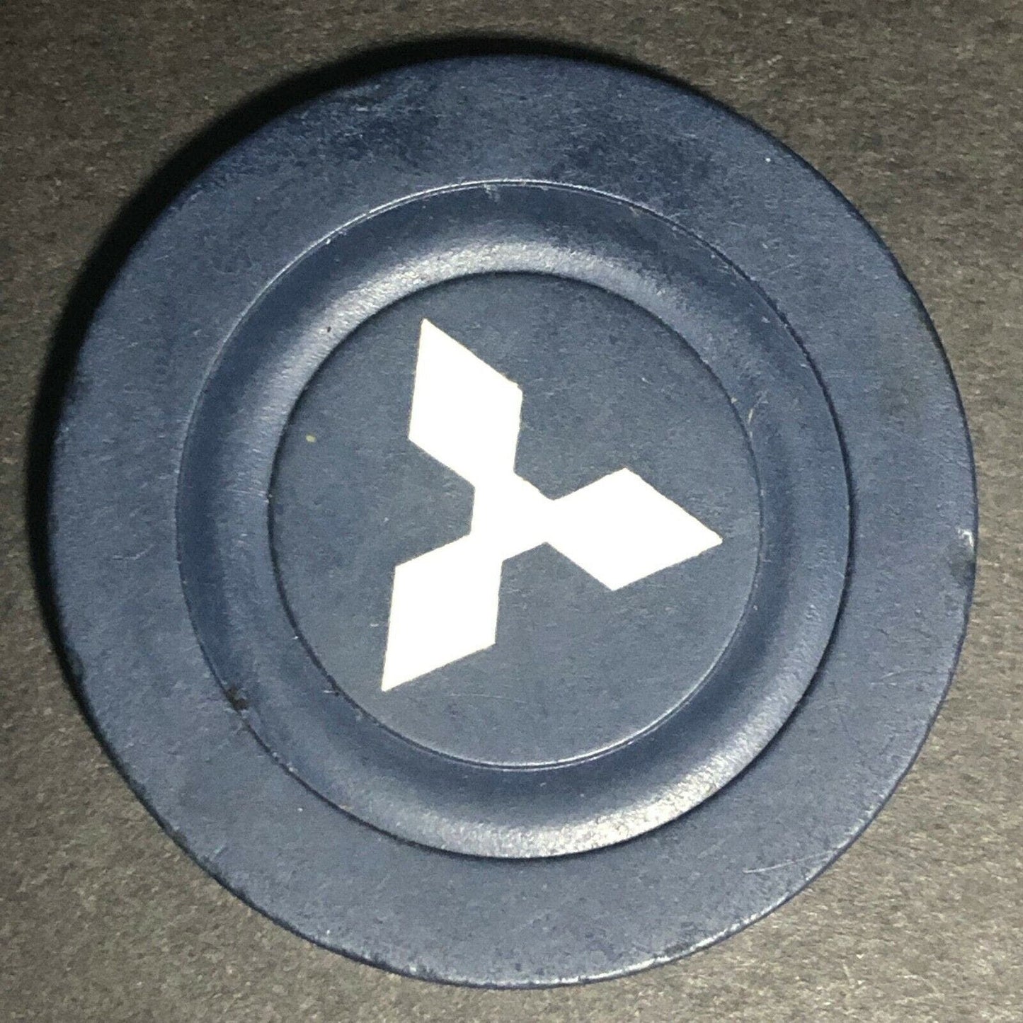 Vintage Monarch Blue Tri-Star Design Clay Poker Chip - Eisenstadt Collection