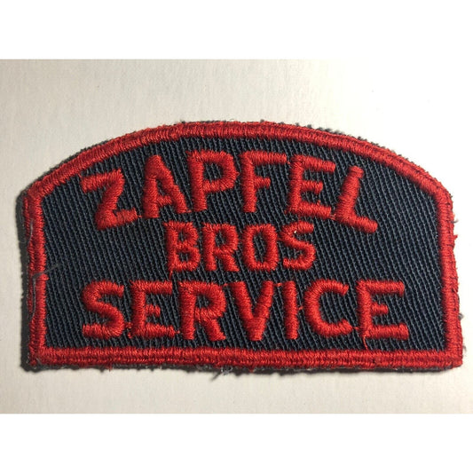 Zapfel Brothers Service (Chrysler / Buffalo ?)Embroidered Patch c1940's-50's VGC