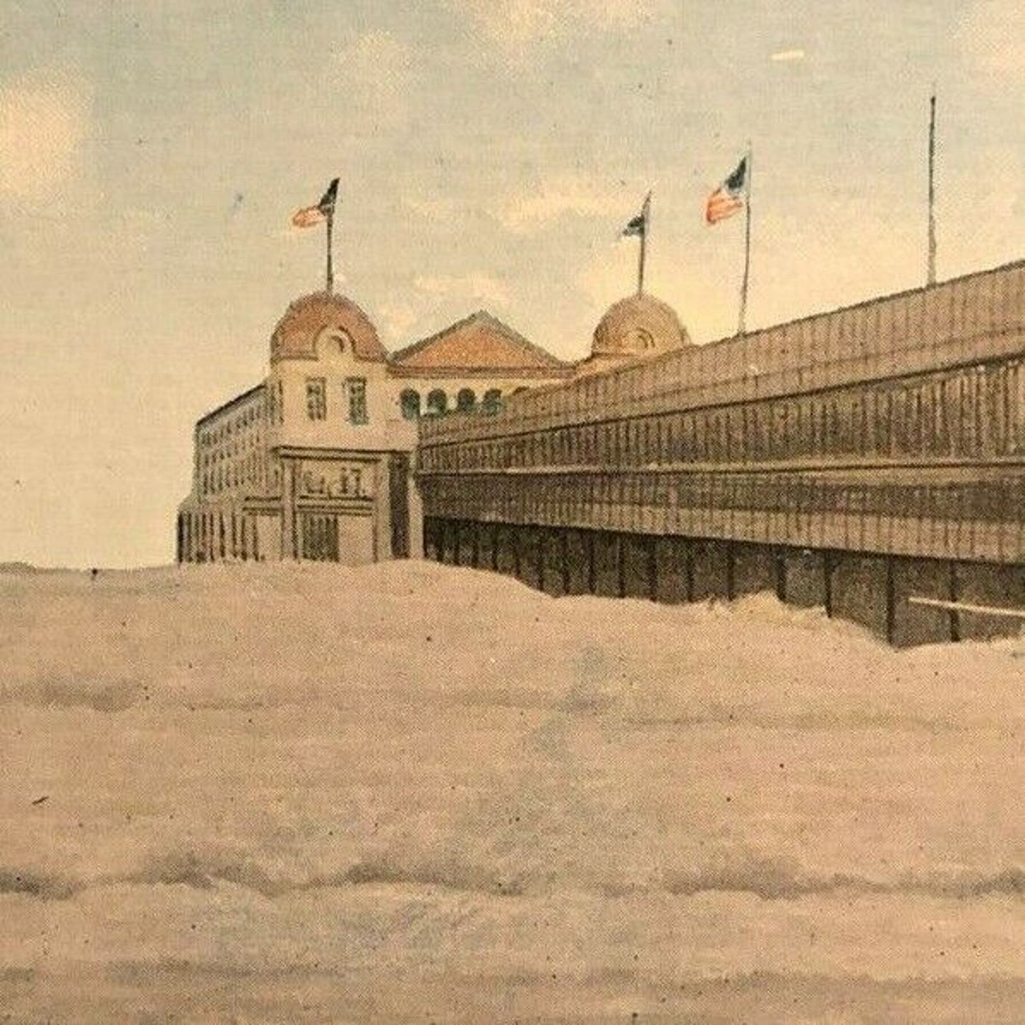 Vintage Postcard - Breakers, Long Beach, California