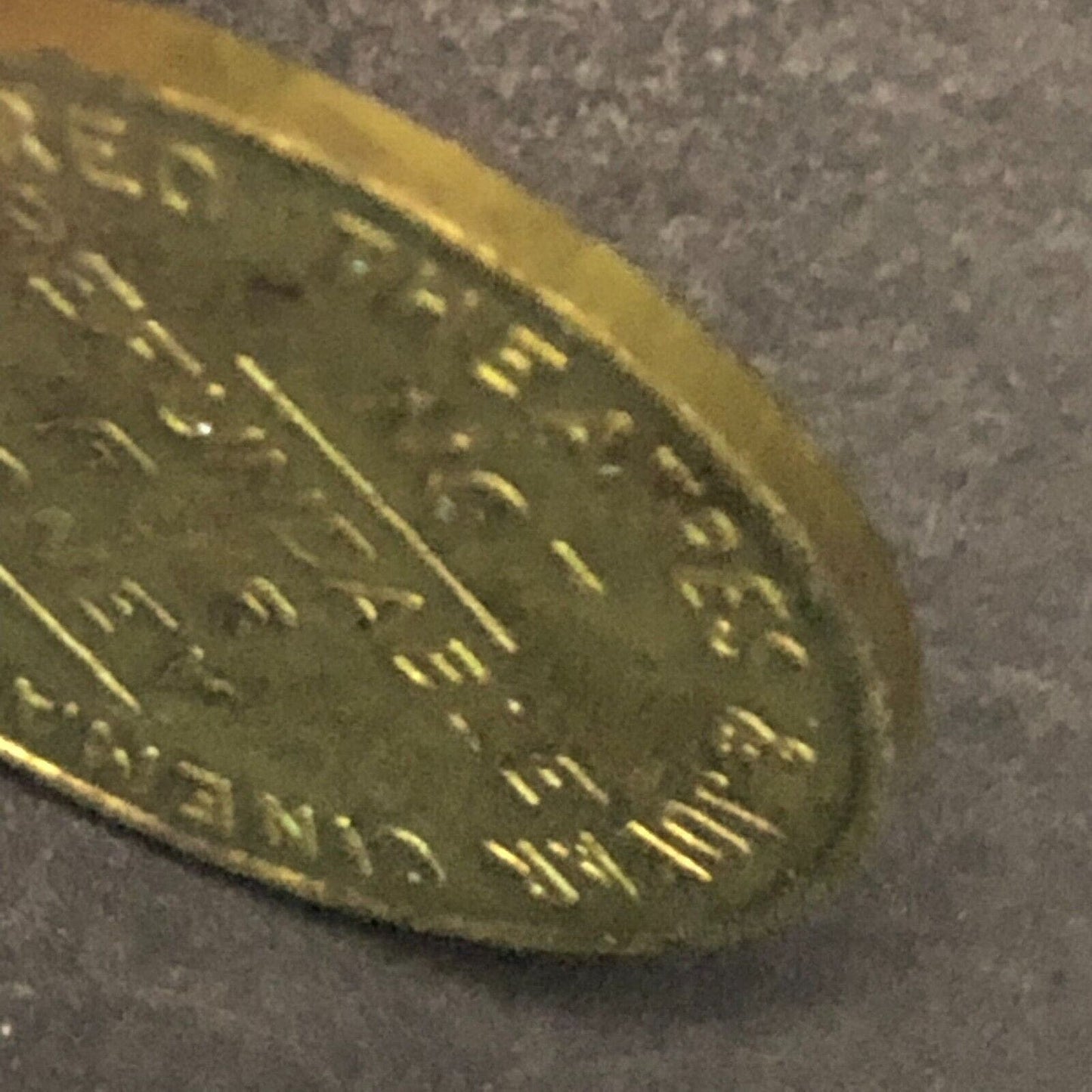 Ellwest Stereo Theatres & Jolar Cinemas Adult Peep Show Brass Token 25mm