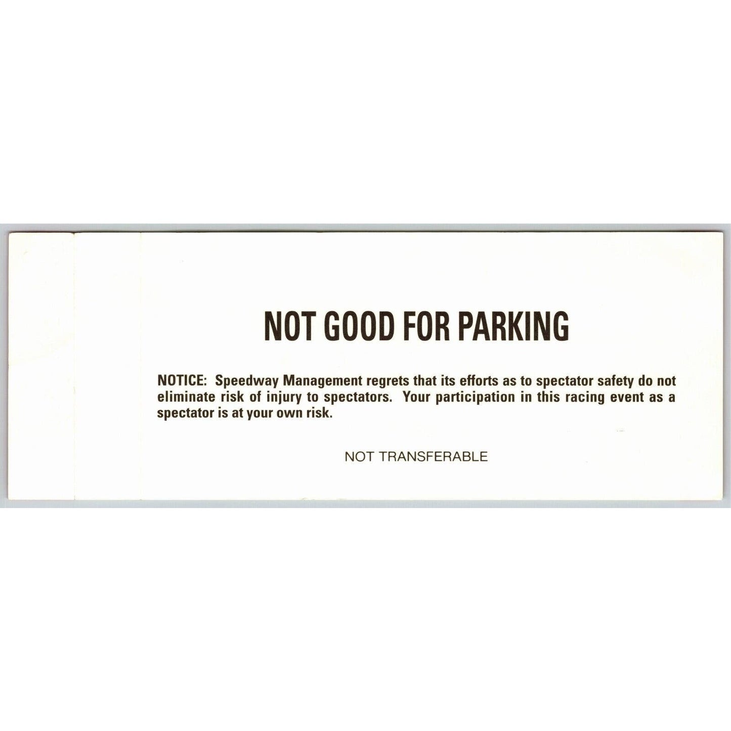 1998 Indy 500 Practice Day Hulman Terrace Unused Ticket Indianapolis #51