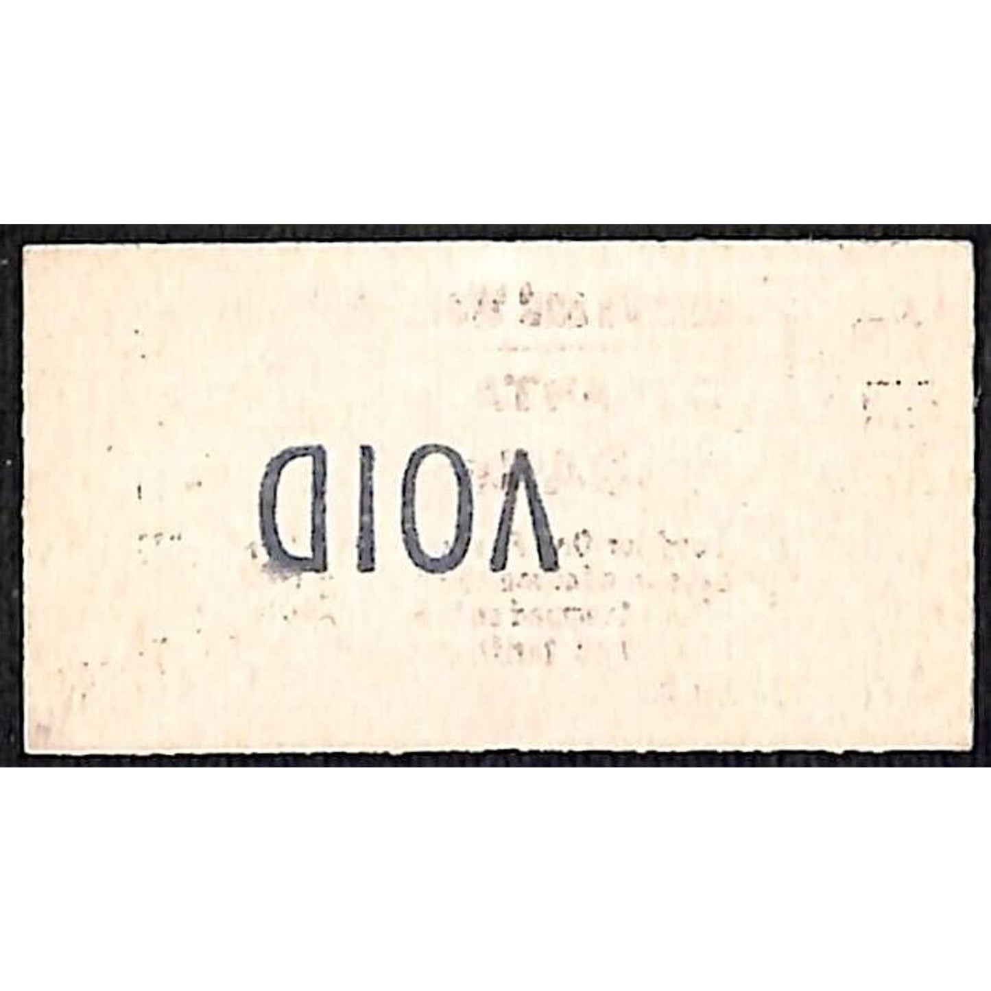 Atlanta and West Point Railroad Ticket #6796 Hogansville, GA Unused "VOID"