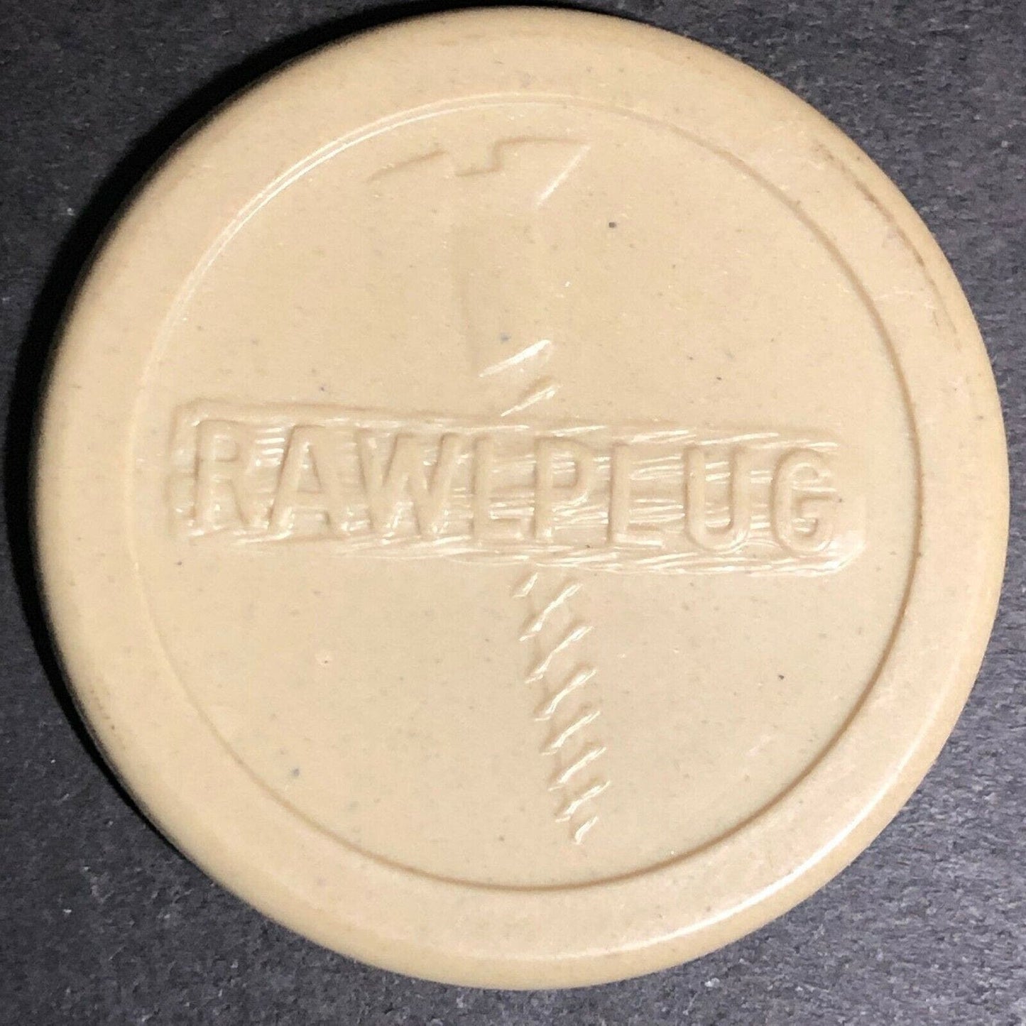 Scarce "Rawlplug" (World's 1st Wall Plug) Advertising Poker Chip - Eisenstadt