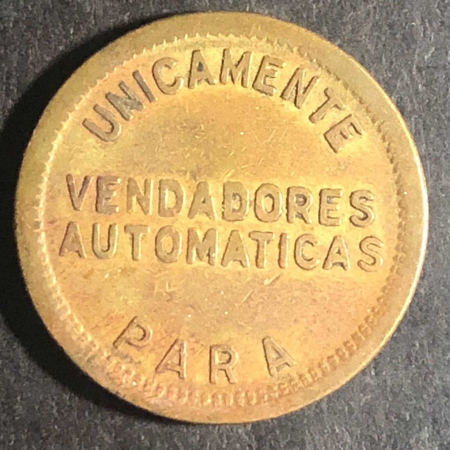 Mexican Coca Cola Brass Token Ficha Para Unicamente Vendarores Automaticas 21mm