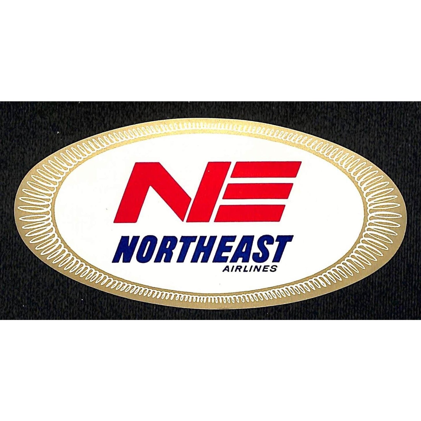 Northeast Airlines NE Gum Label c1950's-1960's VGC
