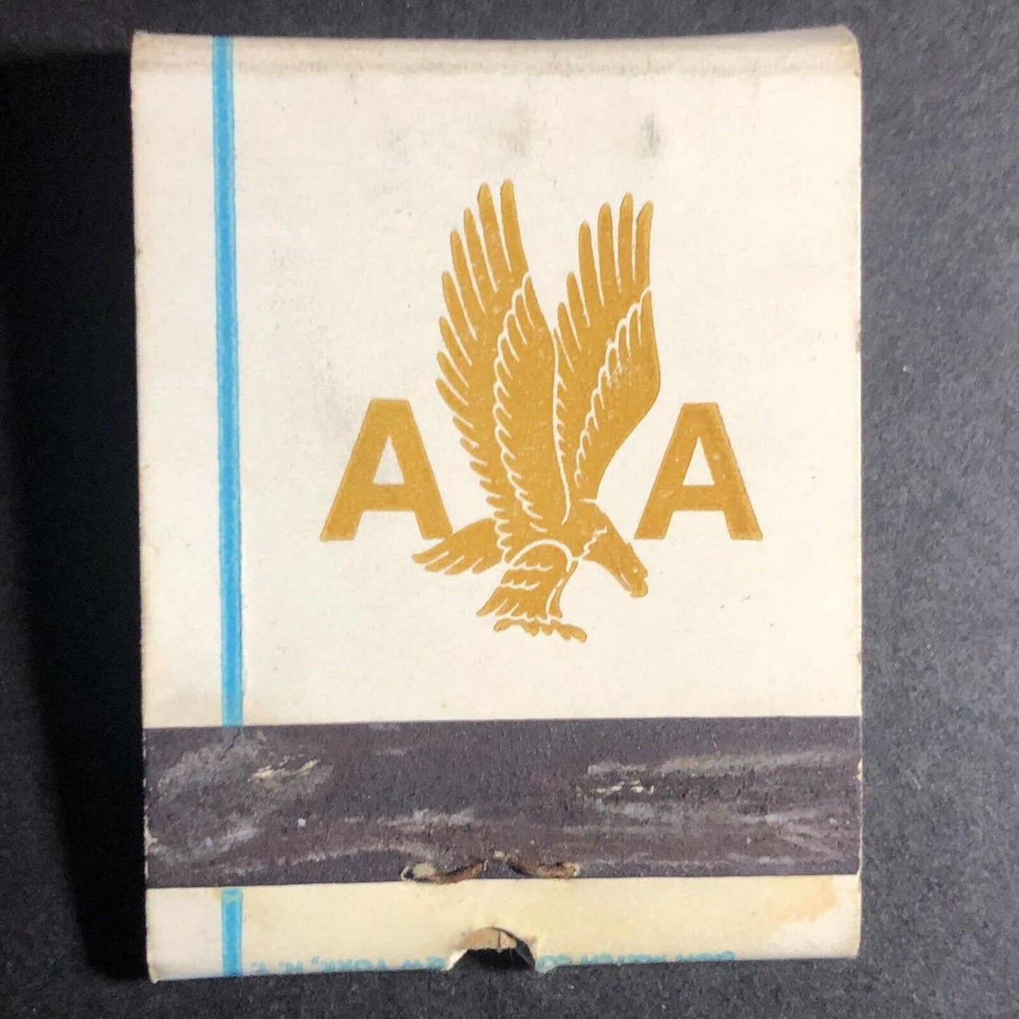 American Airlines "The Jet Airline" Half Full (-9) Matchbook c1974-80's