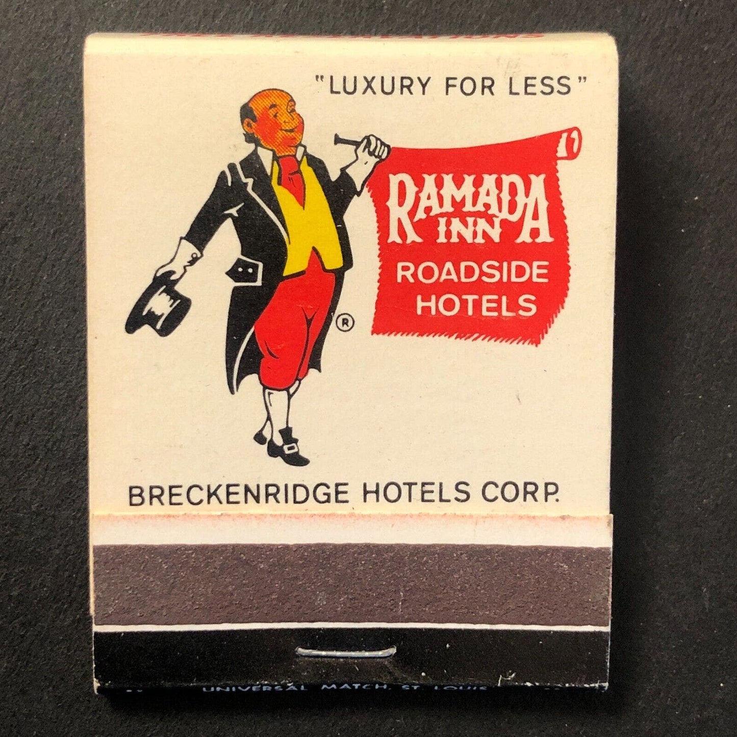 Ramada Roadside Hotels "Miss Ramada Service" Vintage Matchbook c1973 VGC