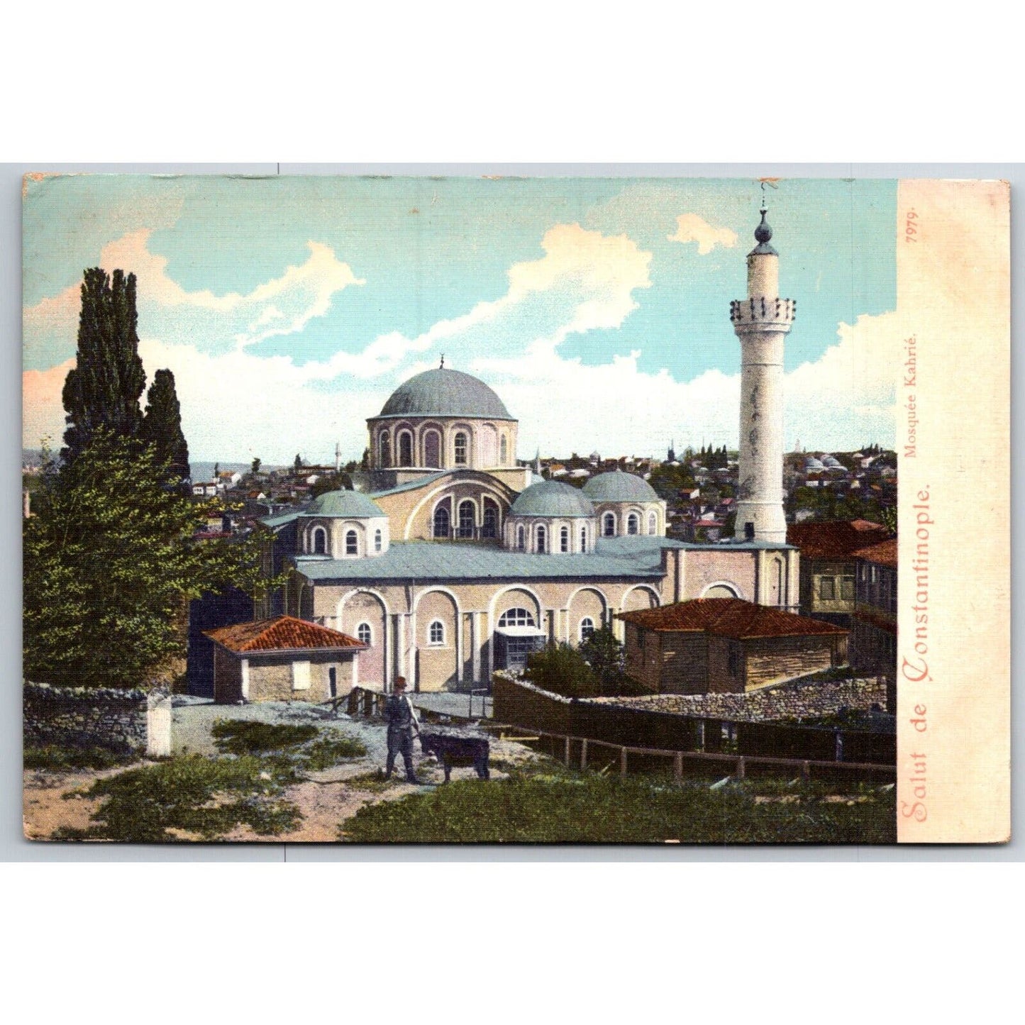 French Postcard Constantinople Kahrie Mosque c1901-1907 NP VGC