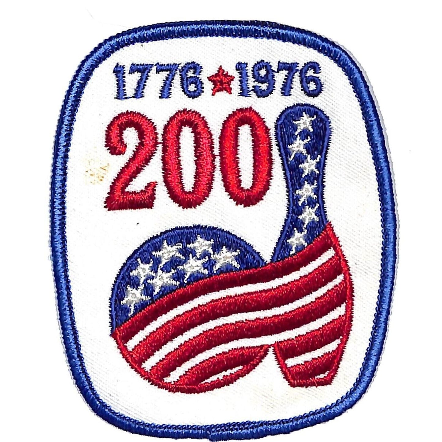 1776*1976 ABC 200 Bicentennial Embroidered Bowling Patch