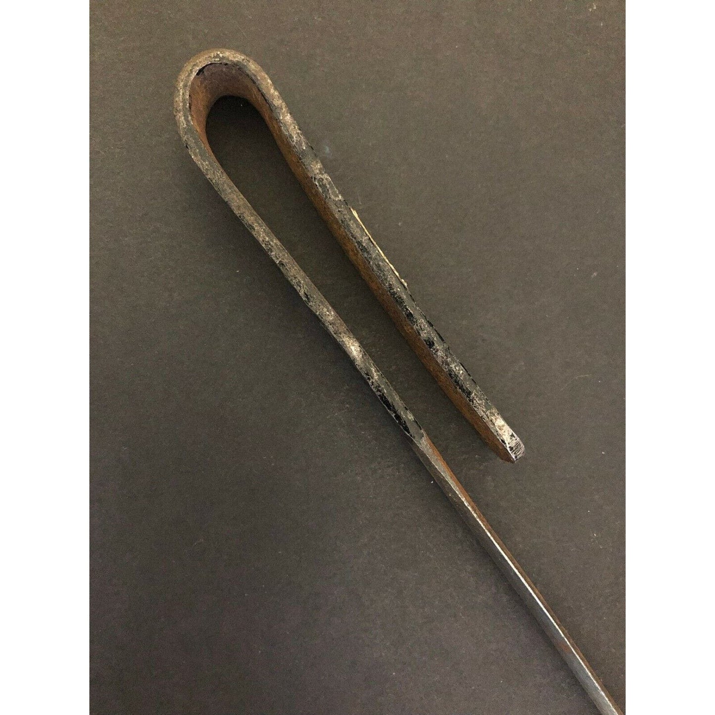 Vintage c1930's-40's 10" Painted Hammered "U" Handle Letter Opener