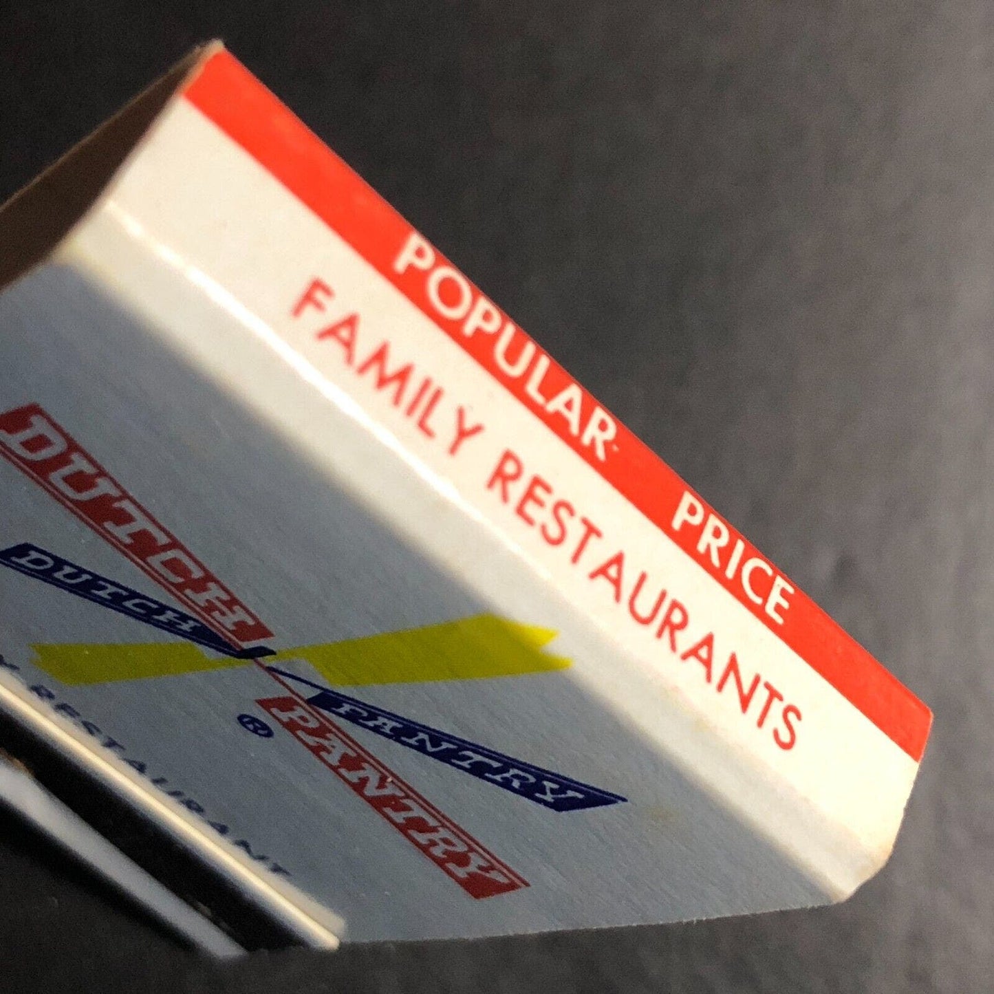Dutch Pantry Restaurant Pennsylvania Full Matchbook c1968-73 Scarce VGC