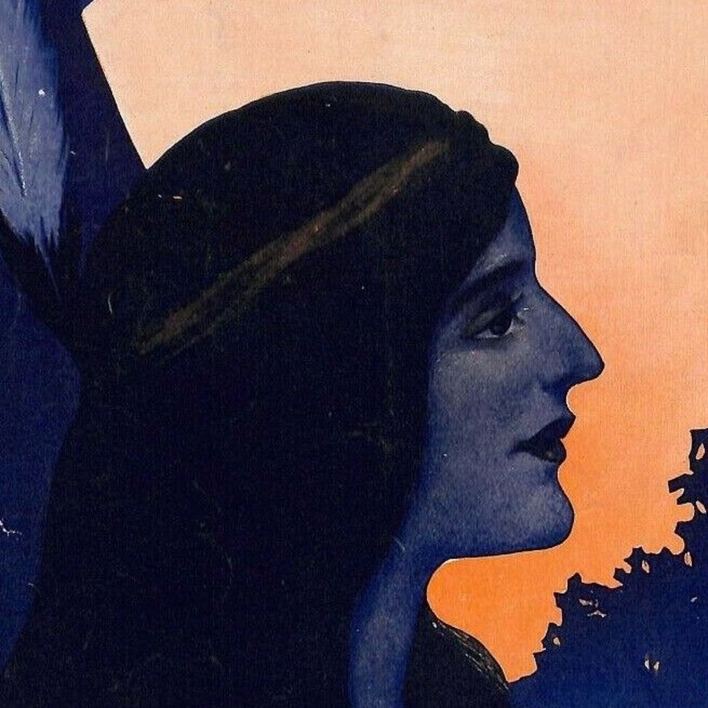 Vintage Pre WWI Era 1908 Sheet Music "Rainbow" Native American Female