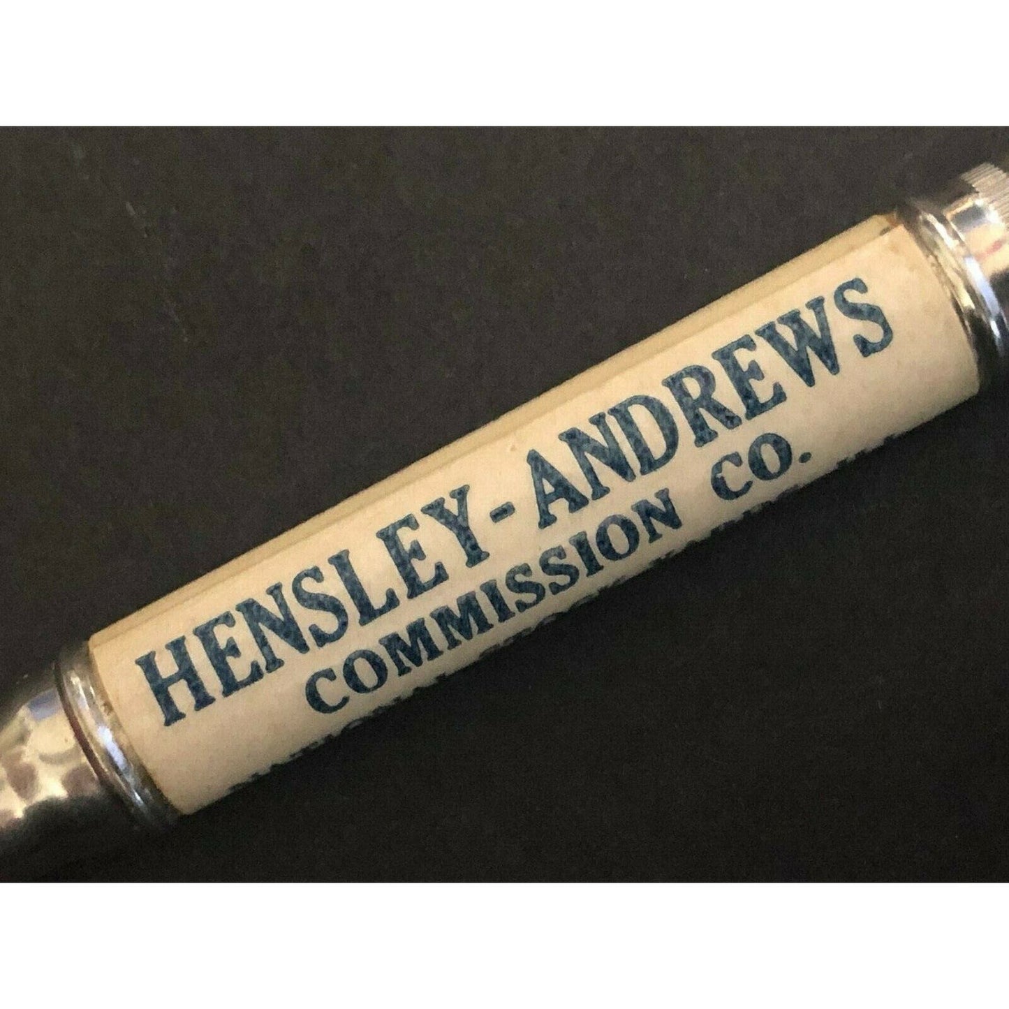 c1930's40's "Hensley Andrews National Stock Yards, IL" Advertising Bullet Pencil