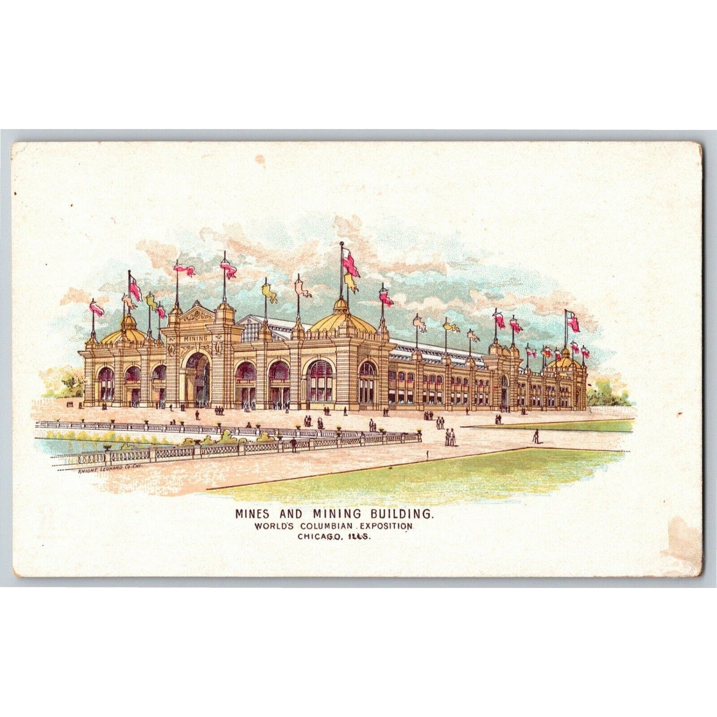 1893 Chicago World's Fair Trade Card R.P. Smith & Sons Boys' Misses' Footwear