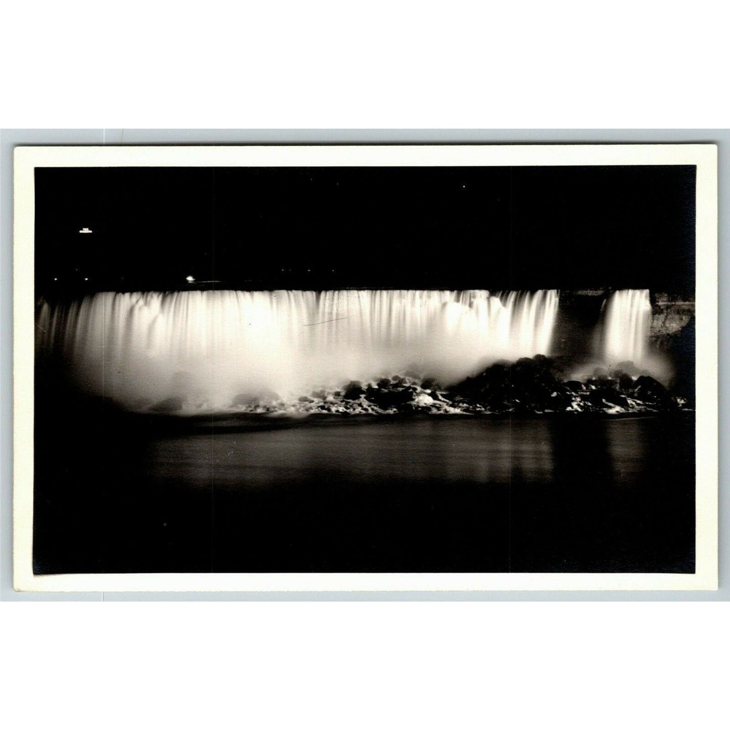 Vintage PPC Postcard - Niagara Falls at Night
