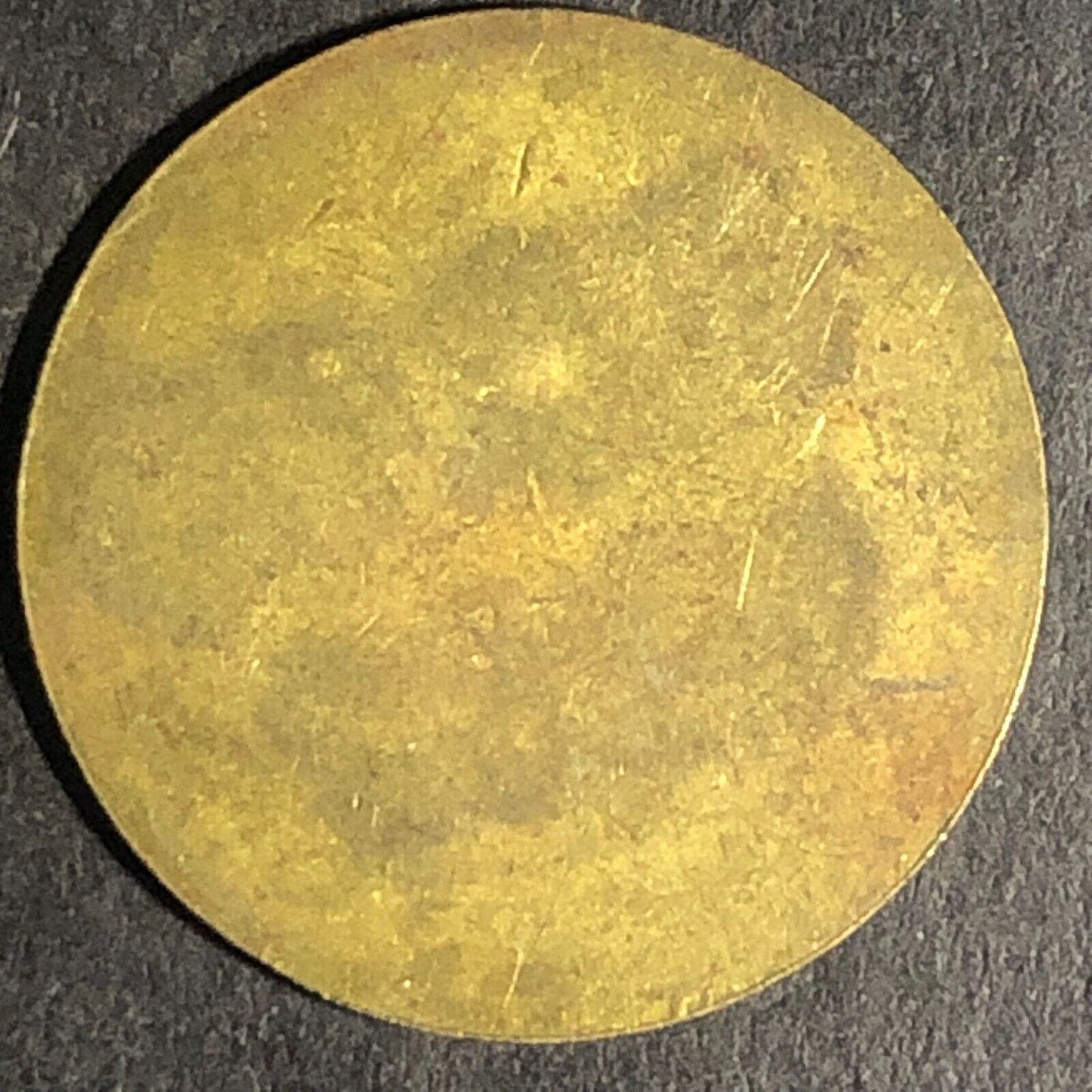 K.C. Co "1BKT" (Kirby Canning - Trappe, Maryland) Brass Picker Token 21mm