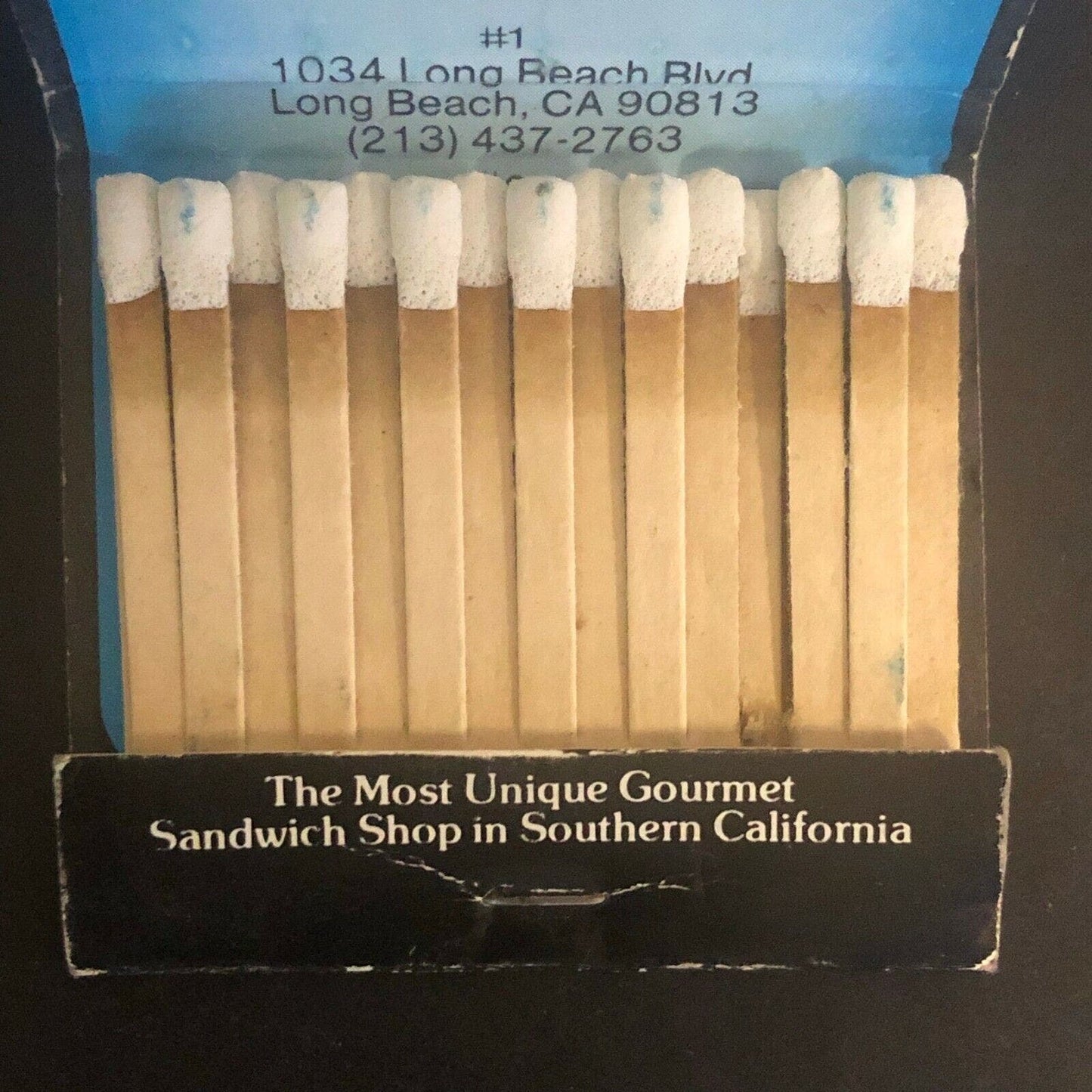 Vintage c1970's-80's Full Matchbook "Mikes Munchies" Long Beach, CA