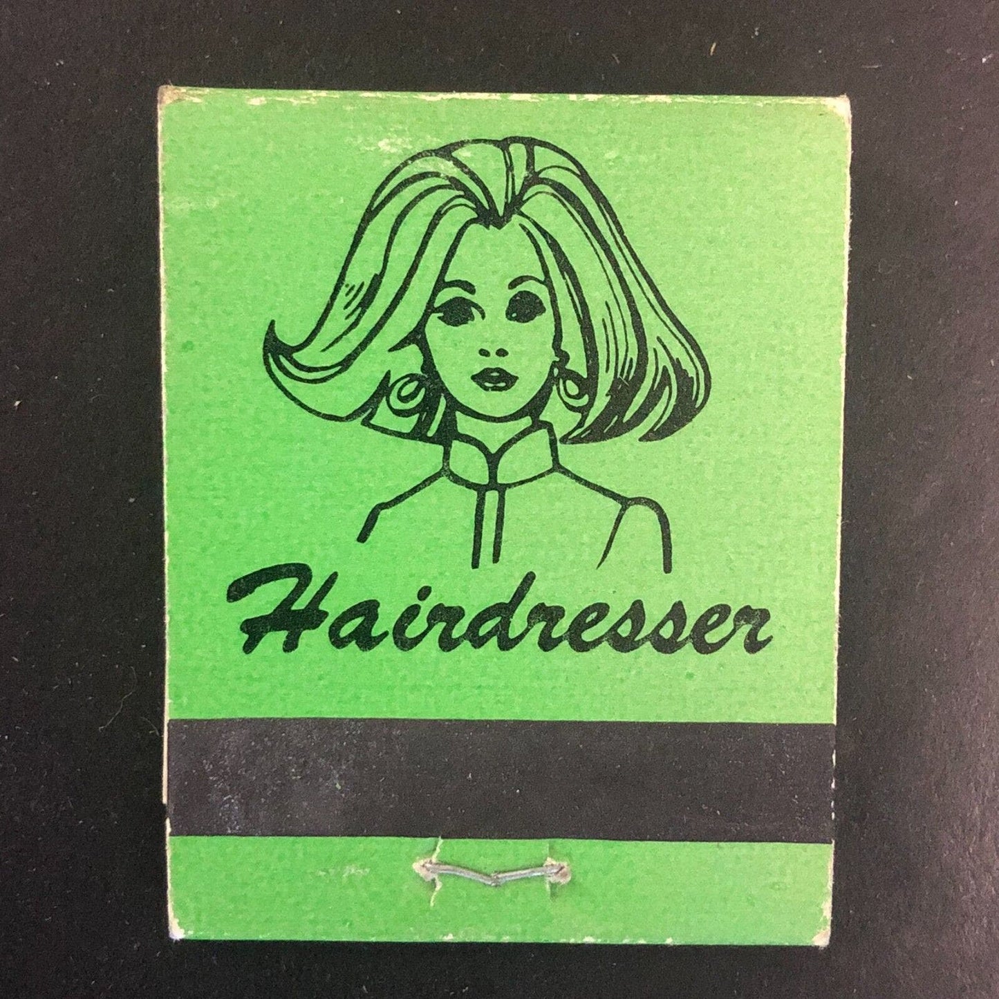 Lady Beautiful Coiffures Talmage Shopping Center Full Matchbook c1975-1985