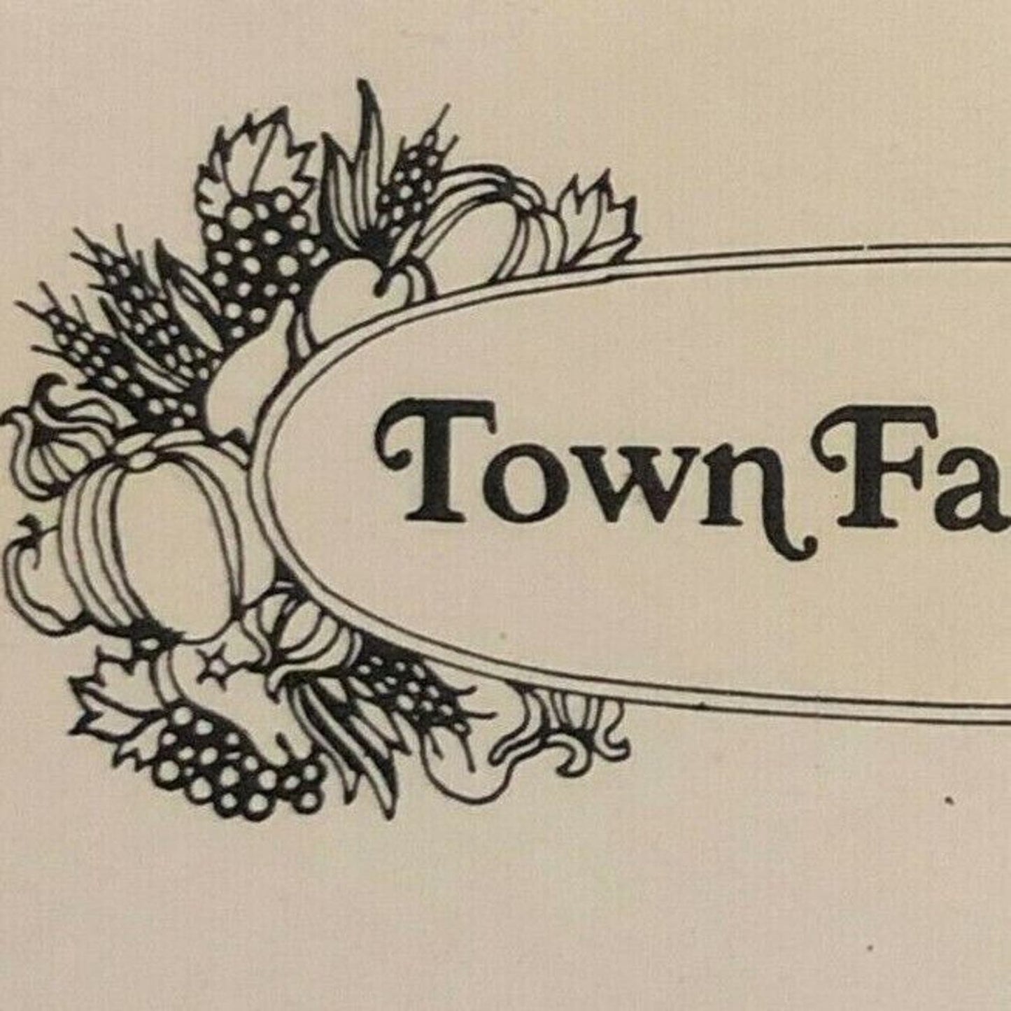 c1980-90 's Vintage Wooden Matchbox Matchbook "Town Farms Inn" Middletown, CT