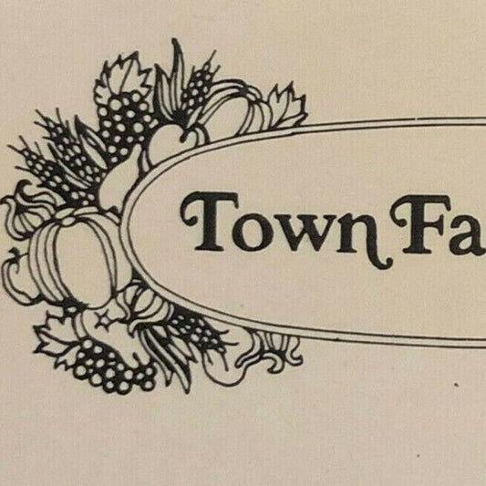 c1980-90 's Vintage Wooden Matchbox Matchbook "Town Farms Inn" Middletown, CT
