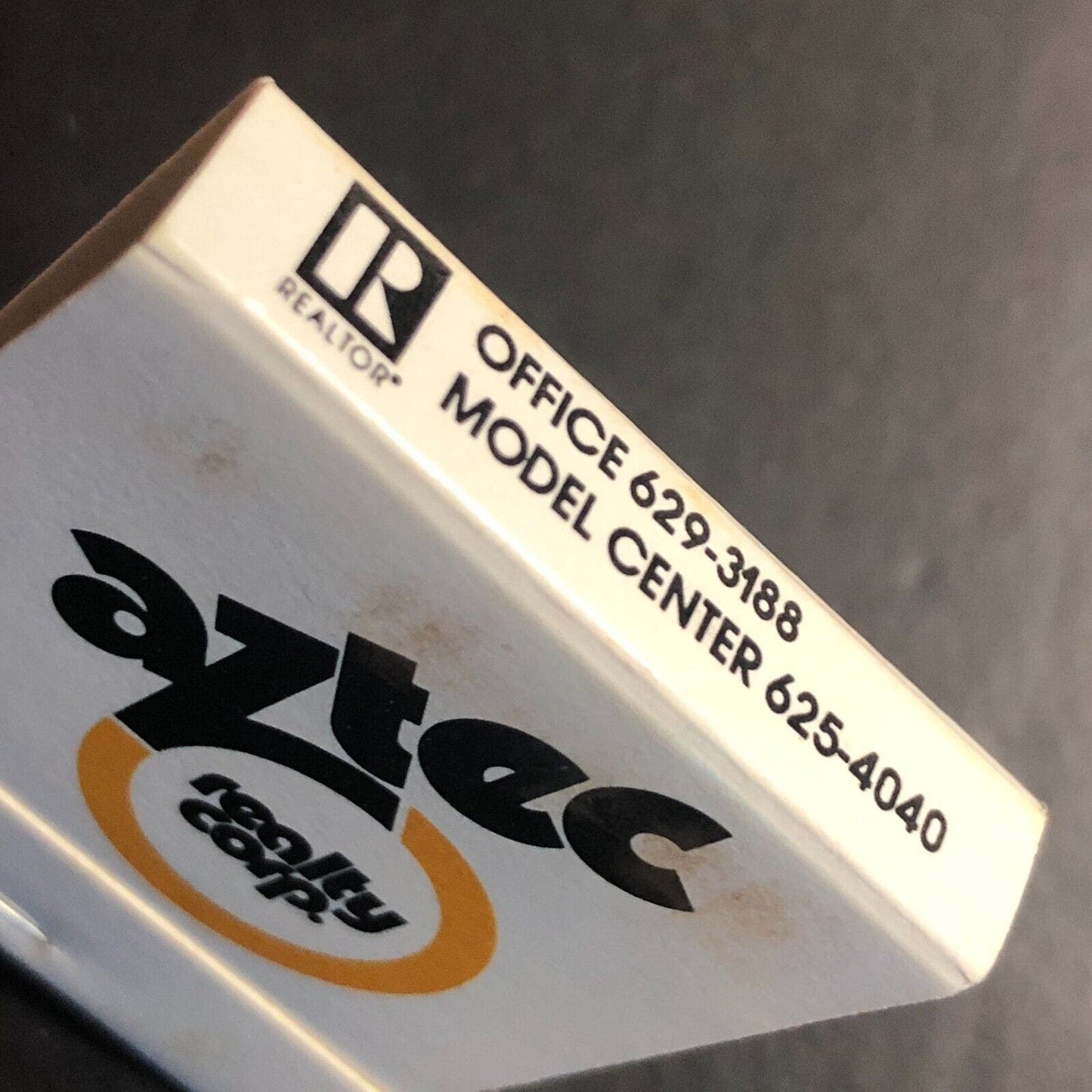 Aztec Realty Corp. 629-3188 (Port Charlotte, FL ?) Full Matchbook c1974-84