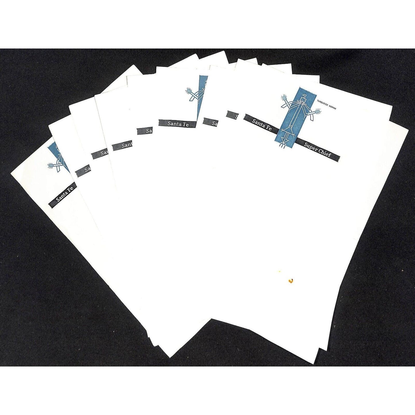 Group of 100+ Railroad En Route Stationary Santa Fe Burlington Route NOS