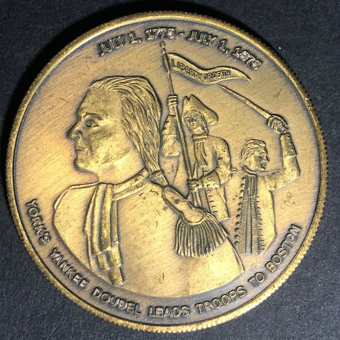 Scarce 1975 York County Bicentennial Commission Medallion Token 39mm 25gm