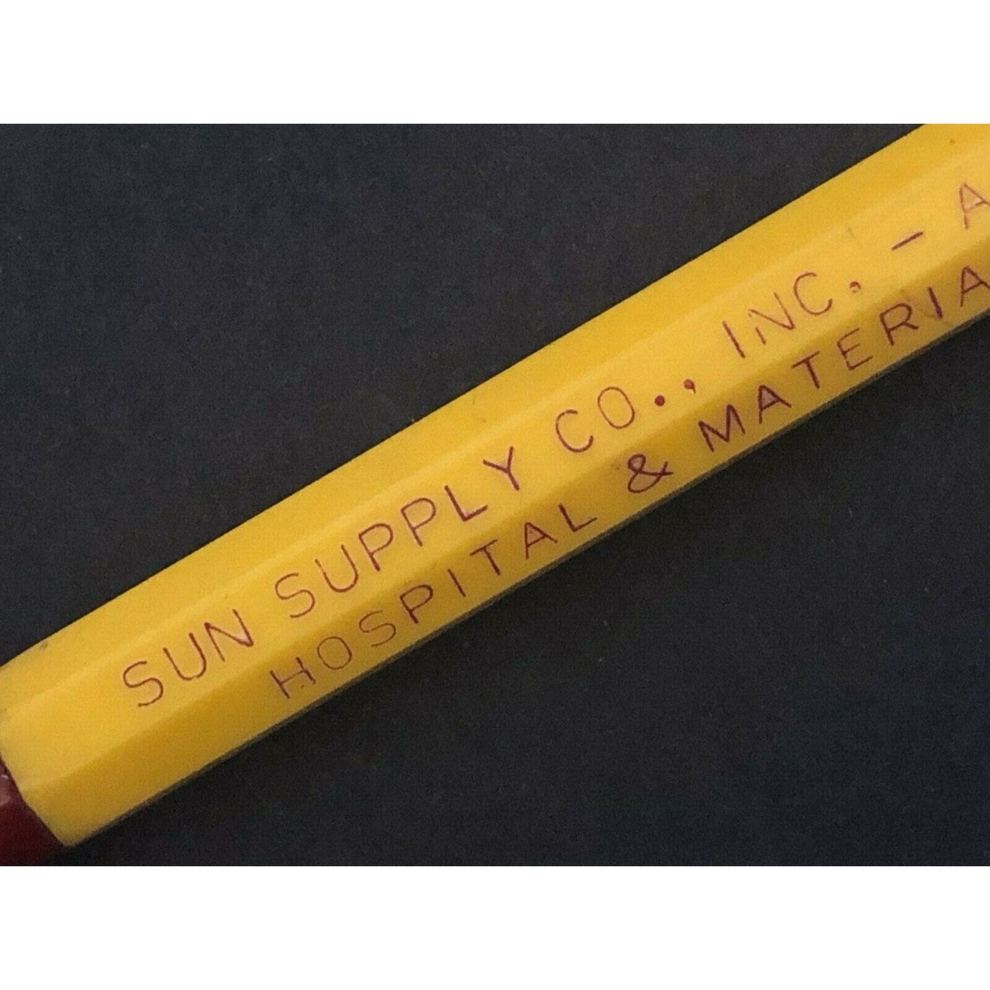 c1940's-50's "Sun Supply Co." Hospital Equipment Wichita, KS Mech. Adv. Pencil