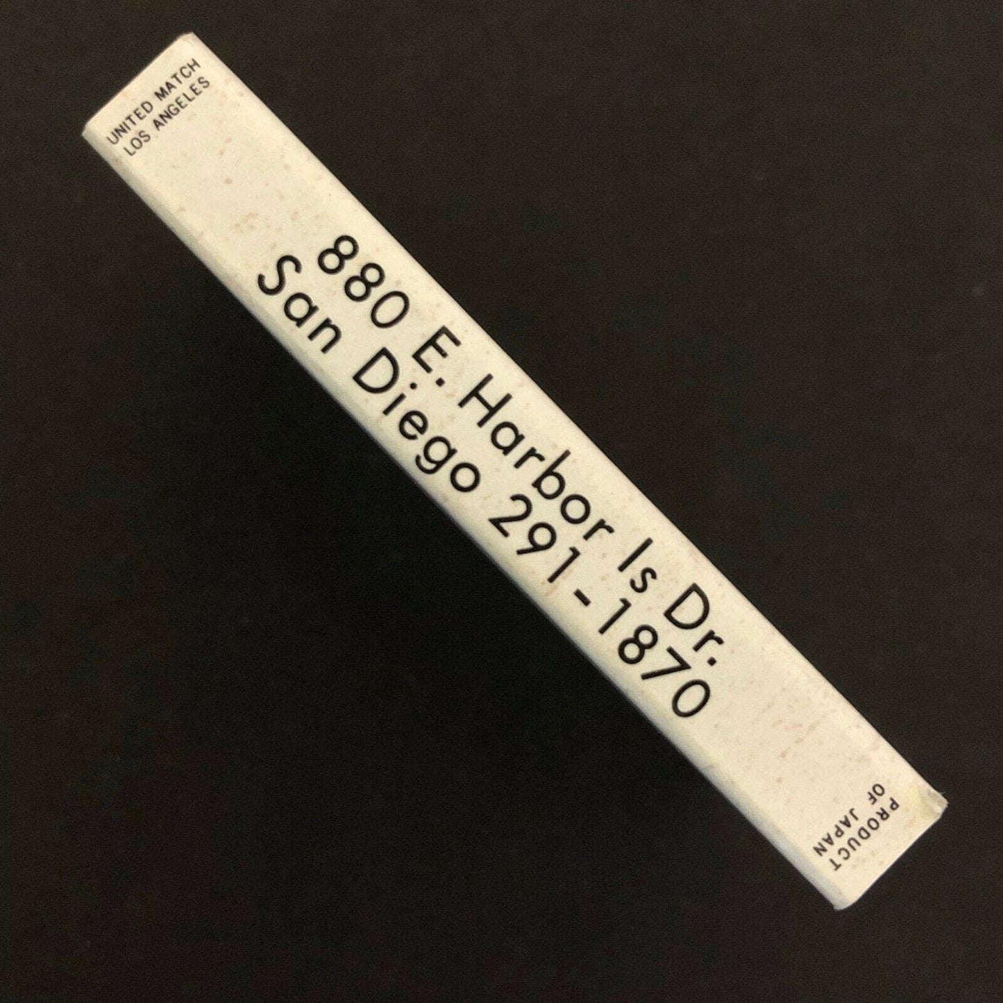 c1970's-80's Wooden Matchbox Matchbook - Reuben E. Lee Restaurant San Diego, CA