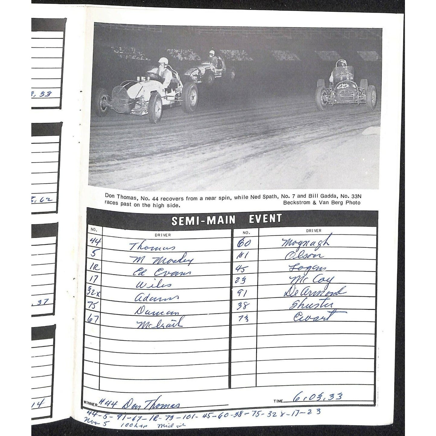 Scarce Oct 2 1966 Sprint Car Auto Racing CRA Program Ascot Park Gardena 12pp.