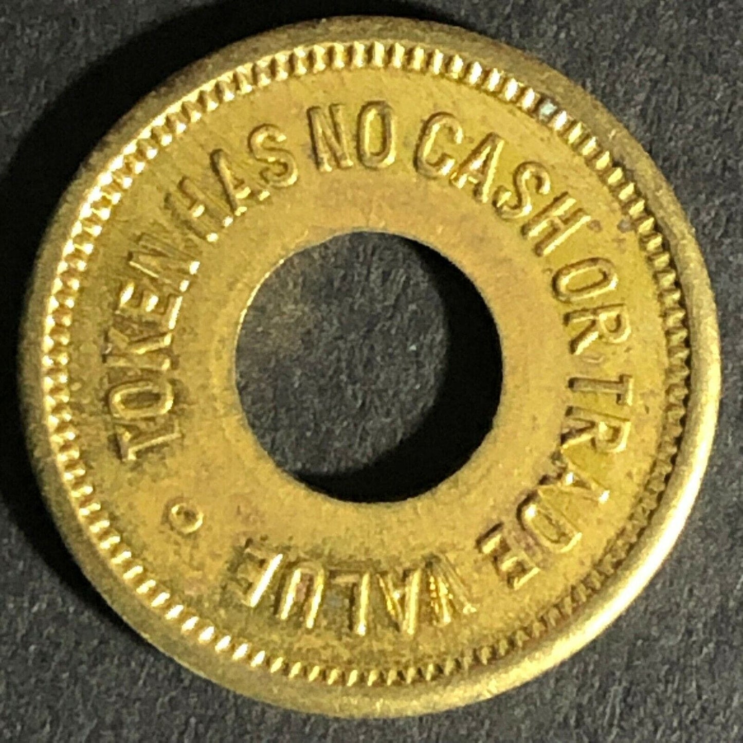 "For Amusement Only" "No Cash or Trade Value" Donut Token 18.9mm