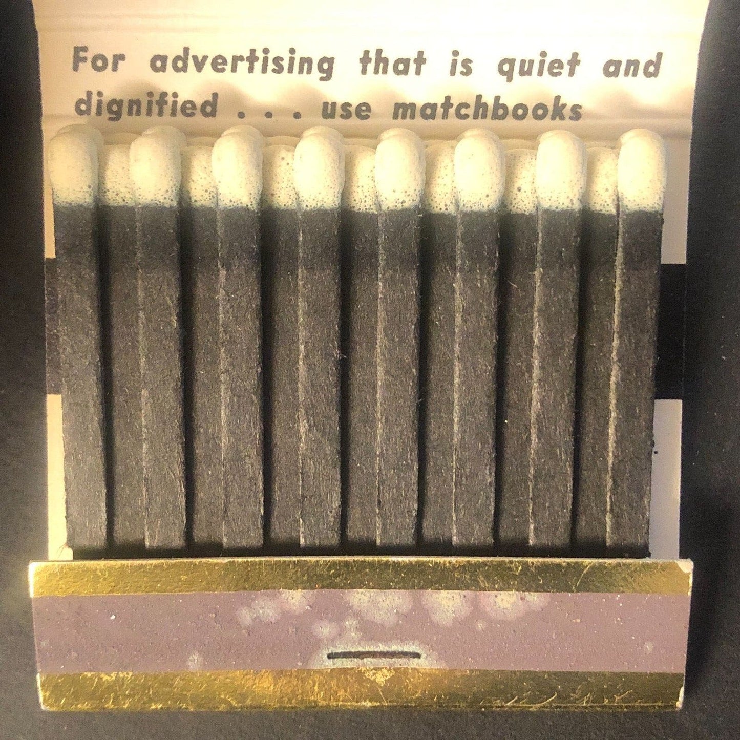 42nd Annual Midwest Beauty Trade Show 1965 Full Vintage Matchbook Scarce VGC