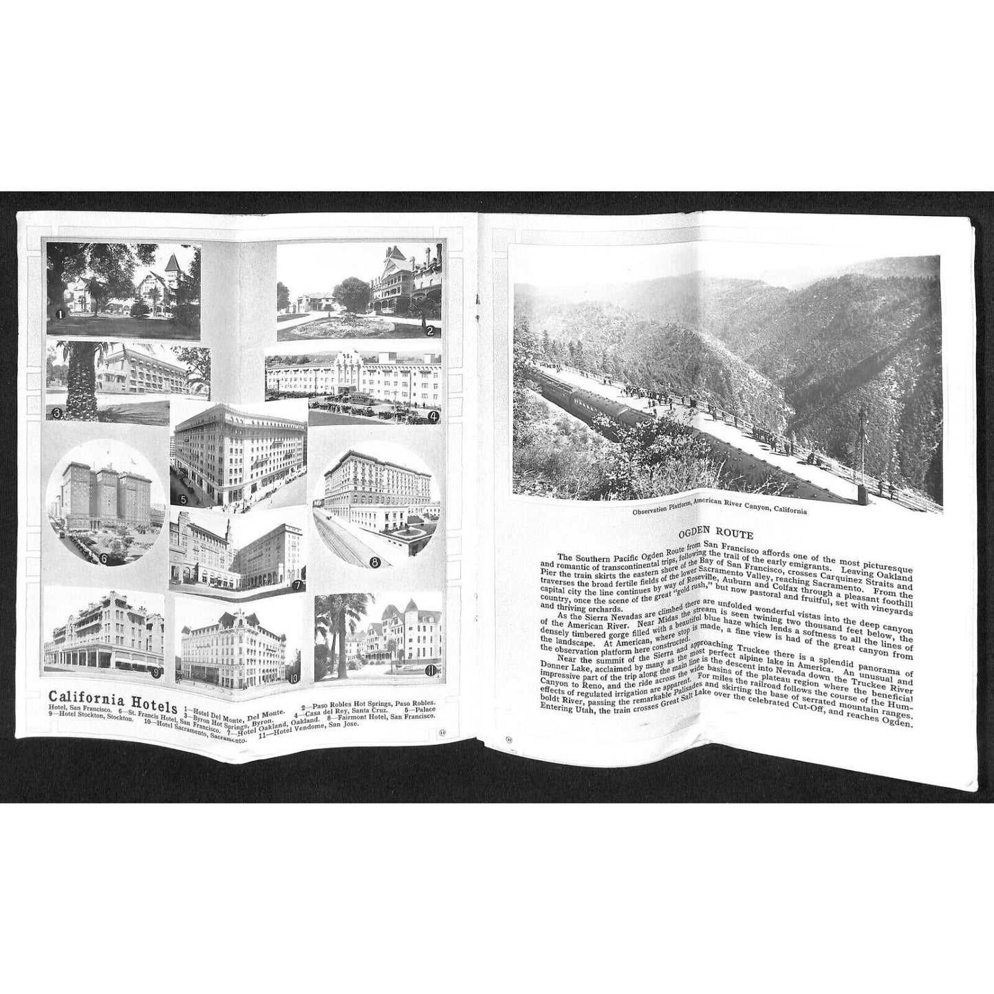 Across America Through San Francisco via Southern Pacific 1921 RR Brochure 28pp