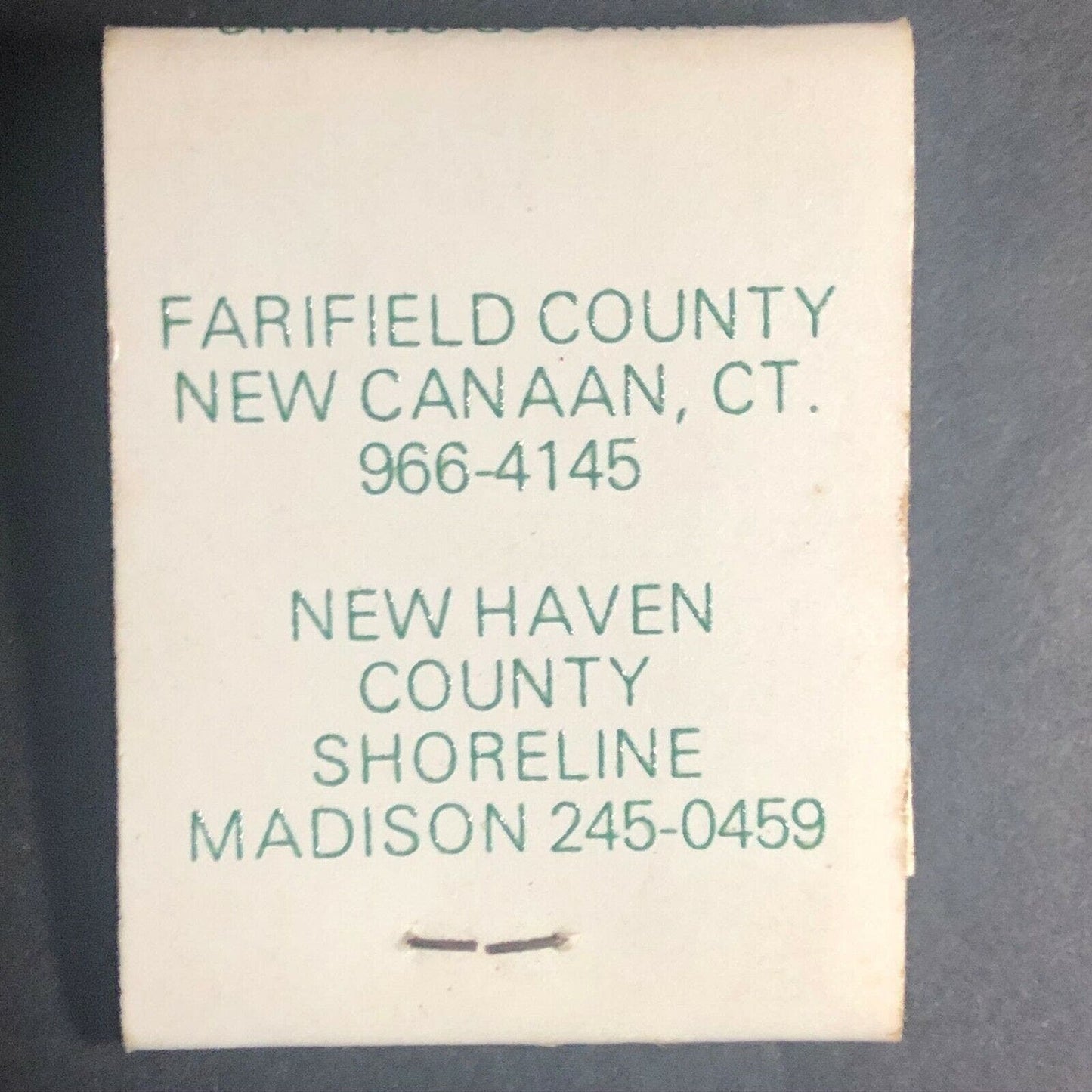 60's-70's Full Matchbook "Larsen Realty" New Canaan, CT