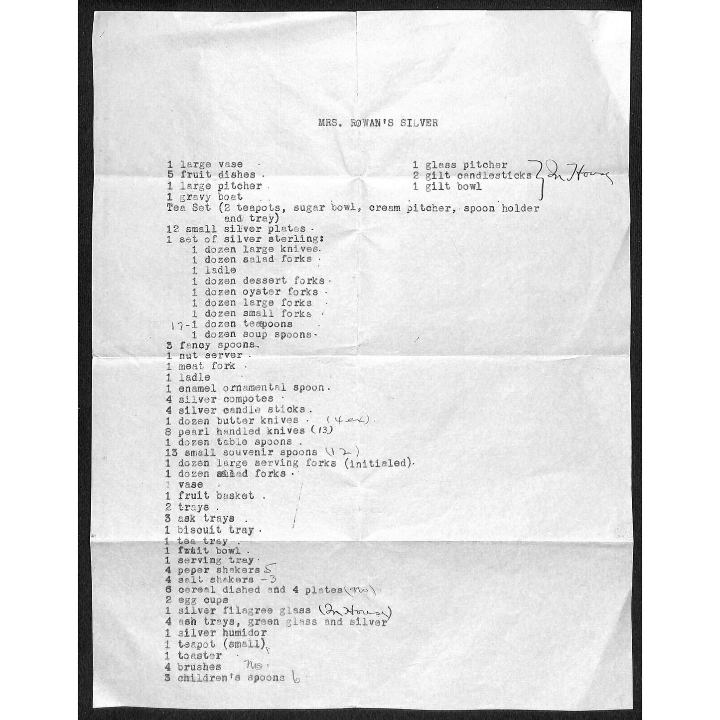 Hotel St. Francis San Francisco 1917 Letterhead Stationary R.A. Rowan - Scarce